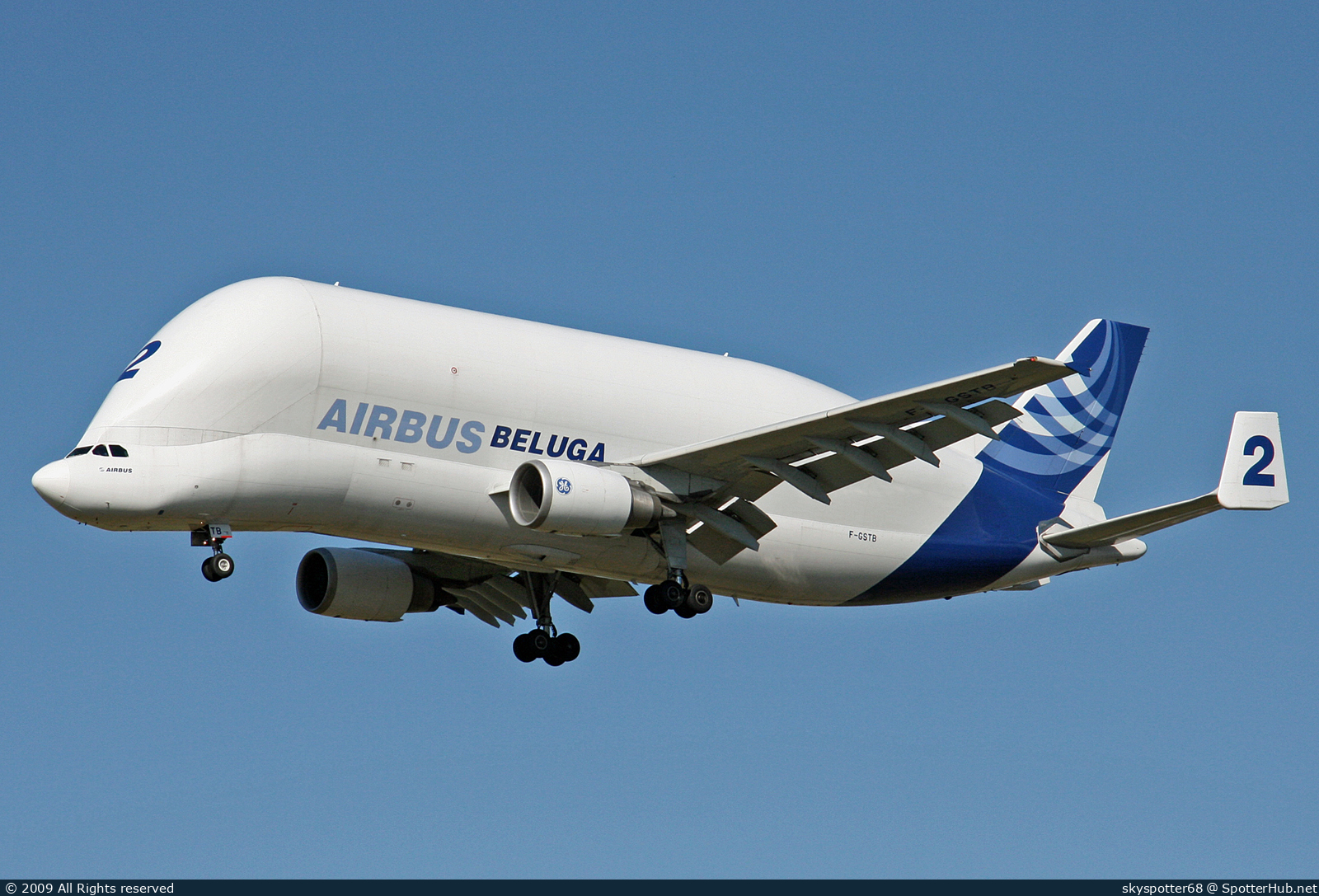 Photo of F-GSTB - Airbus A300-608ST Beluga operated by Airbus Transport International