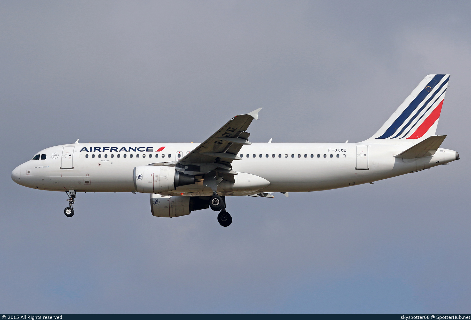 Photo of F-GKXE - Airbus A320-214 operated by Air France
