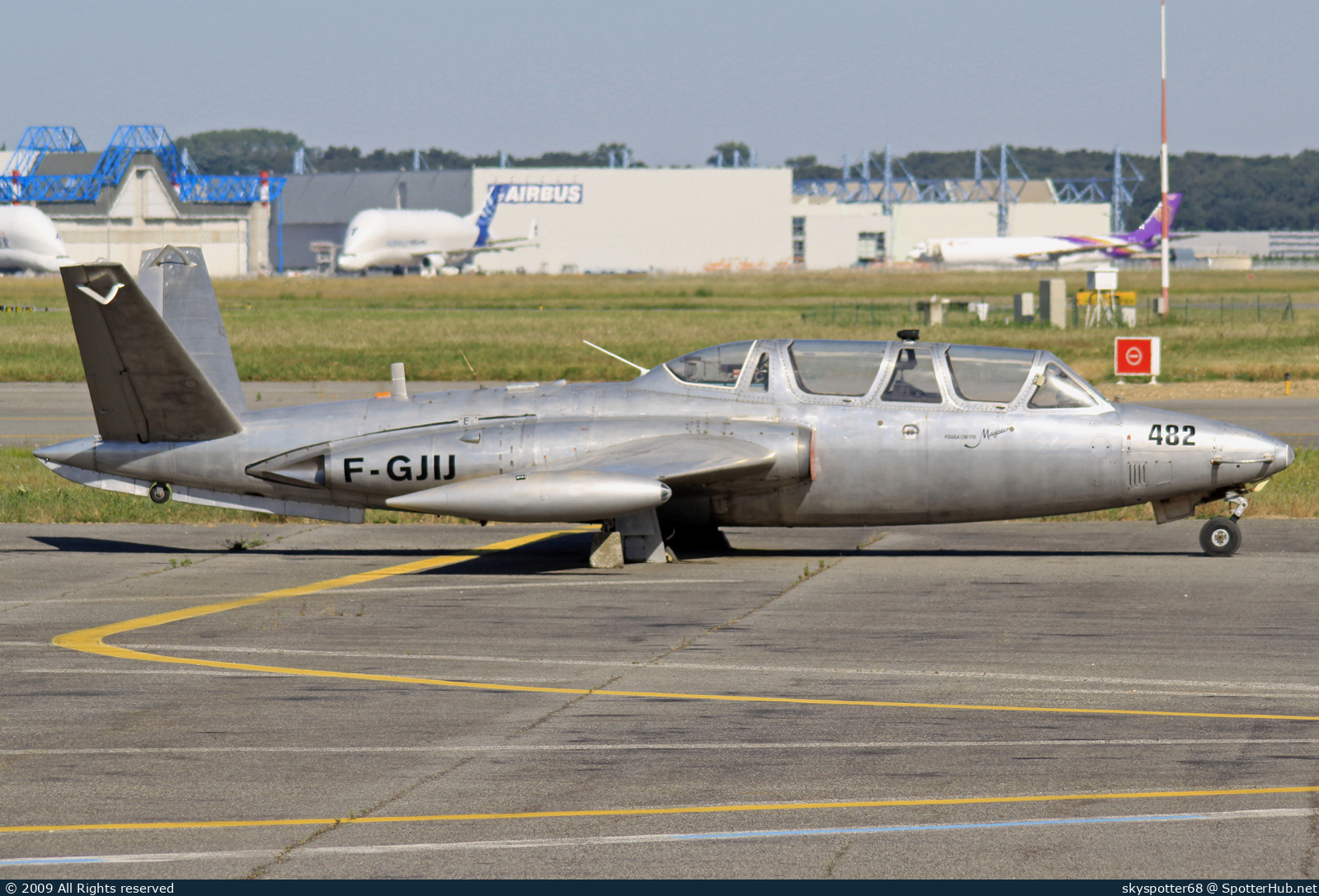 Photo of F-GJIJ - Fouga CM.170R Magister operated by Les Ailes Villeneuvoises