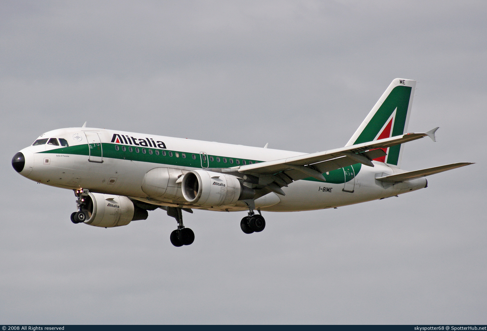 Photo of I-BIME - Airbus A319-112 operated by Alitalia