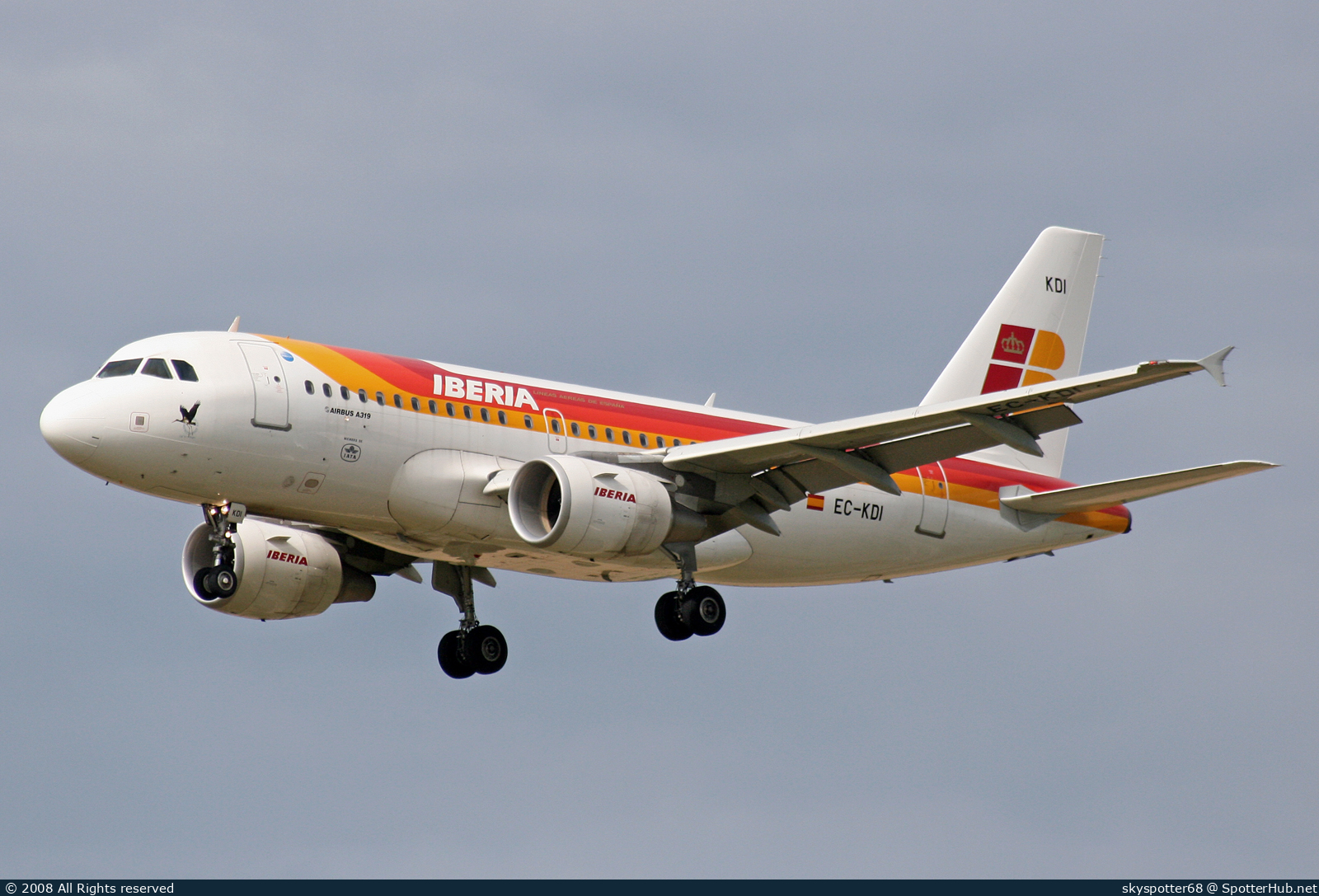 Photo of EC-KDI - Airbus A319-111 operated by Iberia