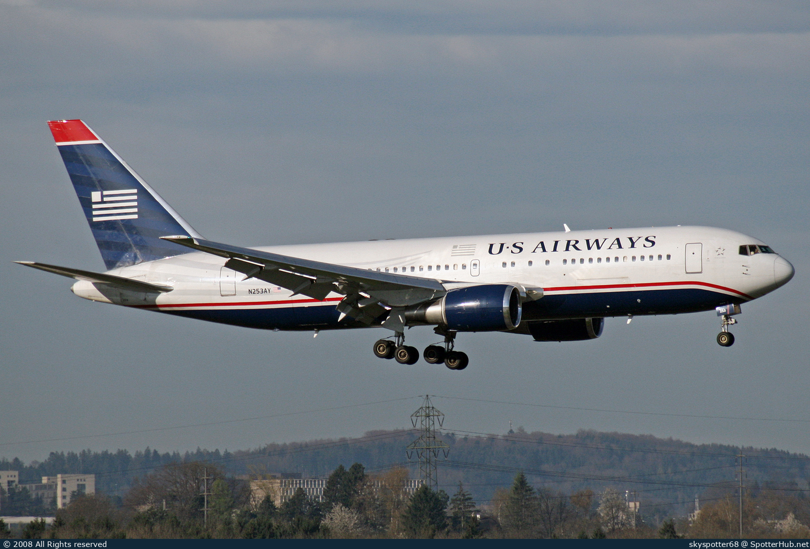 Photo of N253AY - Boeing 767-2B7(ER) operated by US Airways