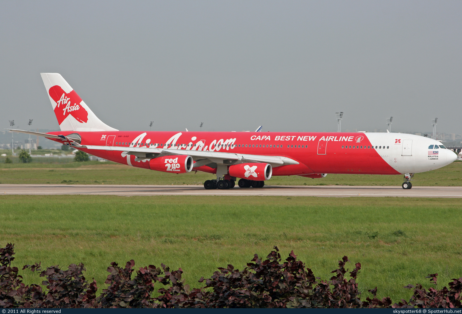 Photo of 9M-XAB - Airbus A340-313 operated by AirAsia X