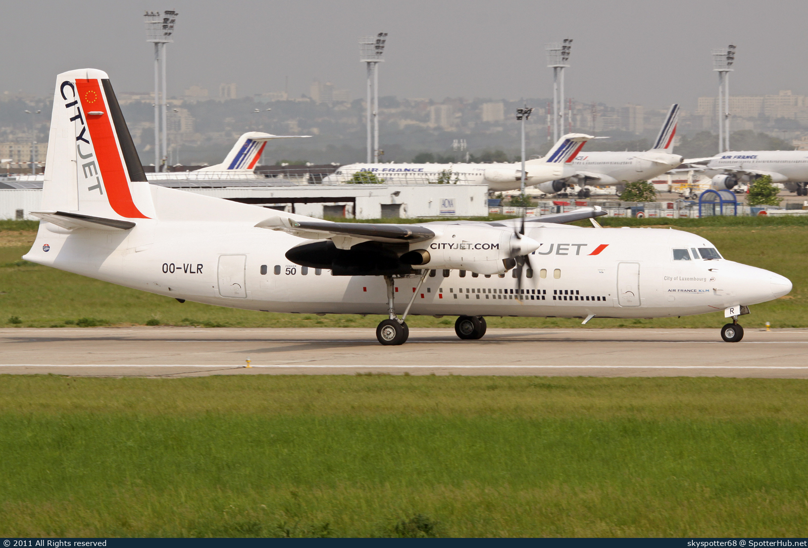 Photo of OO-VLR - Fokker 50 operated by CityJet