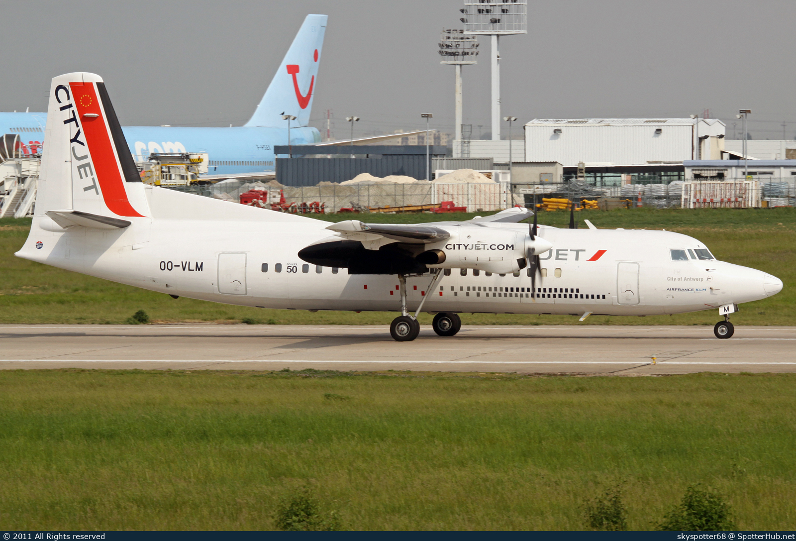 Photo of OO-VLM - Fokker 50 operated by CityJet