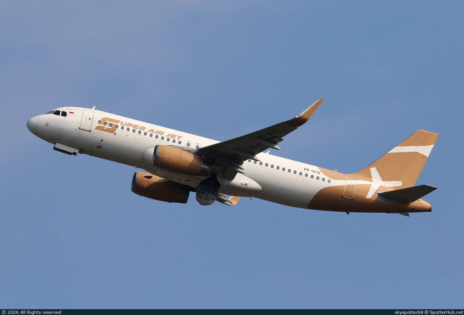 Photo of PK-STD - Airbus A320-232 operated by Super Air Jet