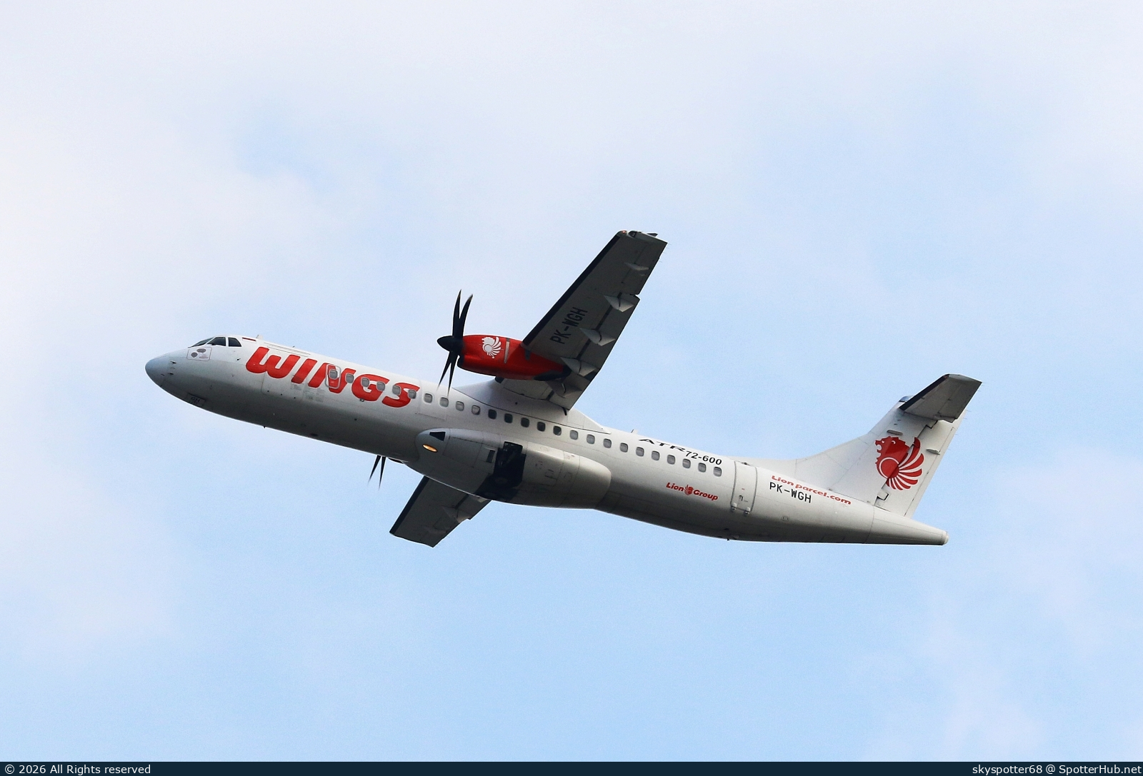 Photo of PK-WGH - ATR 72-600 operated by Wings Air