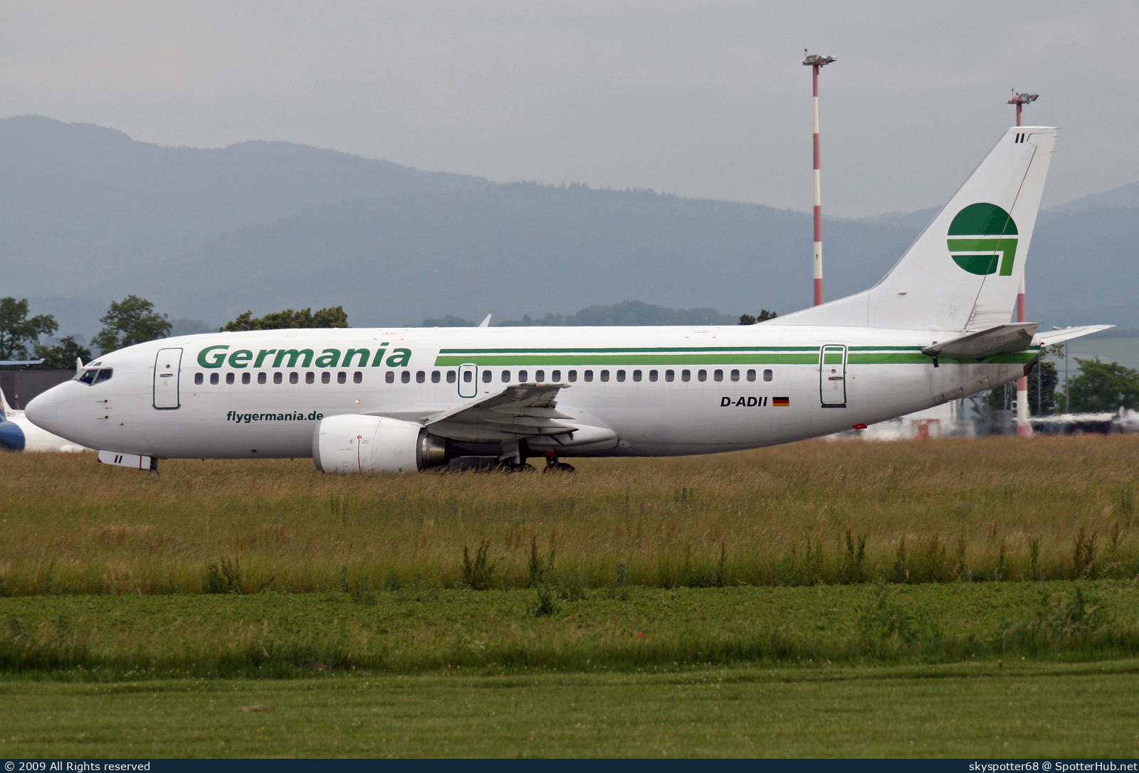 Photo of D-ADII - Boeing 737-329 operated by Germania