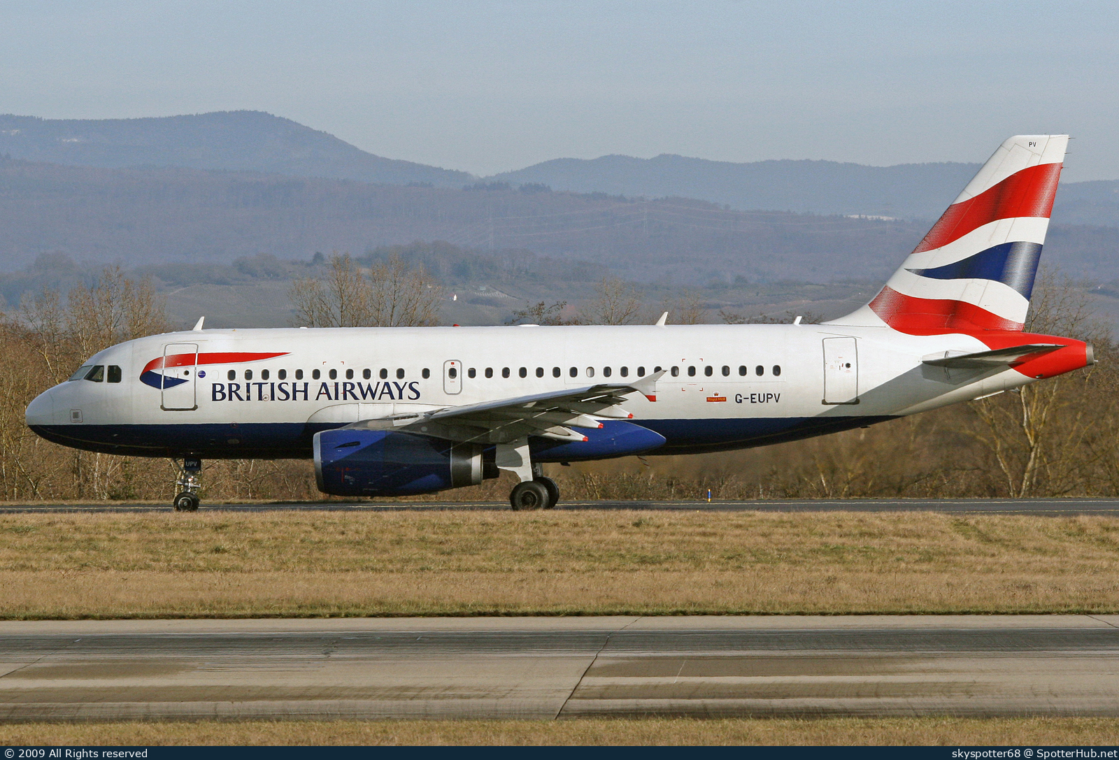 Photo of G-EUPV - Airbus A319-131 operated by British Airways