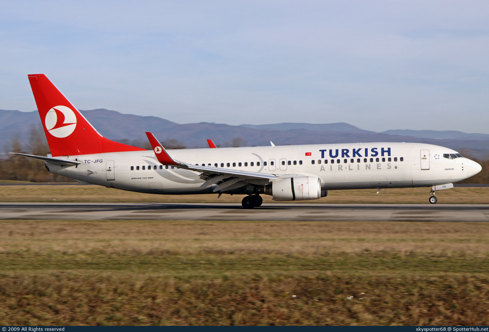 Photo of TC-JFG - Boeing 737-8F2 operated by Turkish Airlines