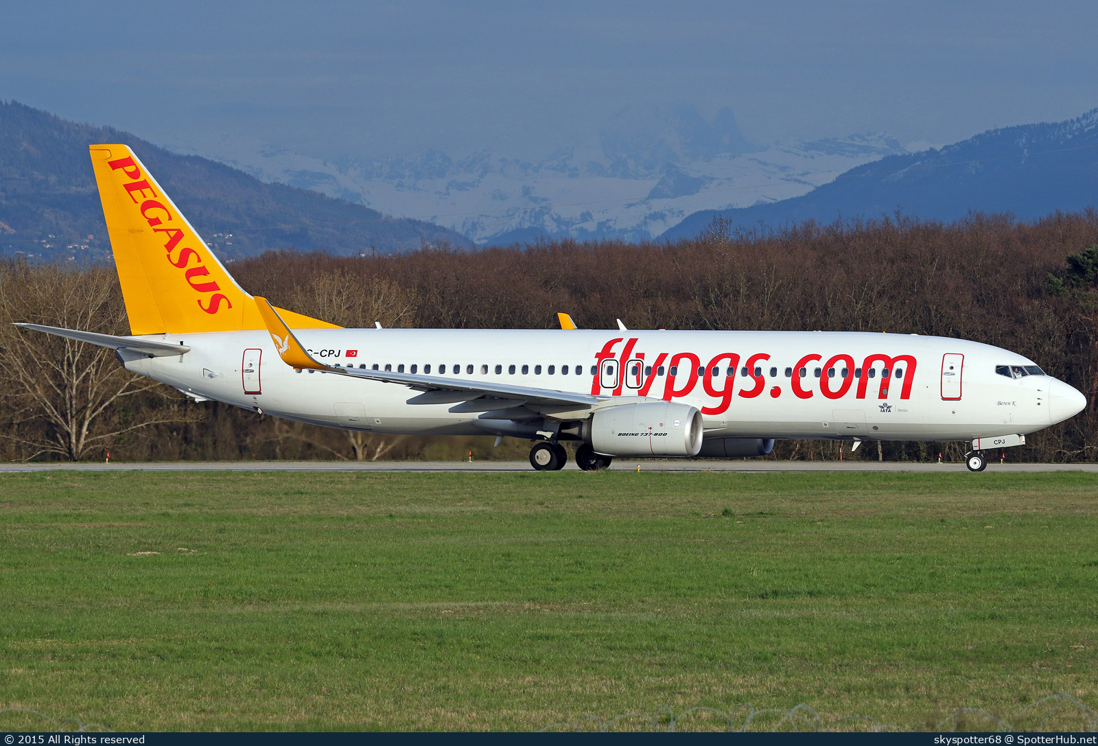 Photo of TC-CPJ - Boeing 737-82R operated by Pegasus Airlines