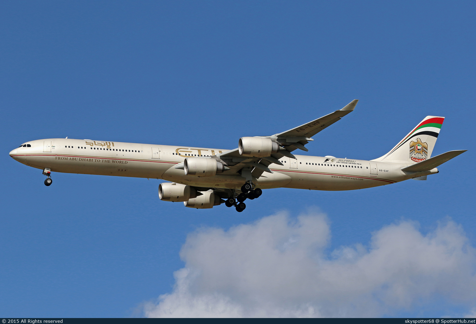 Photo of A6-EHF - Airbus A340-642 operated by Etihad Airways