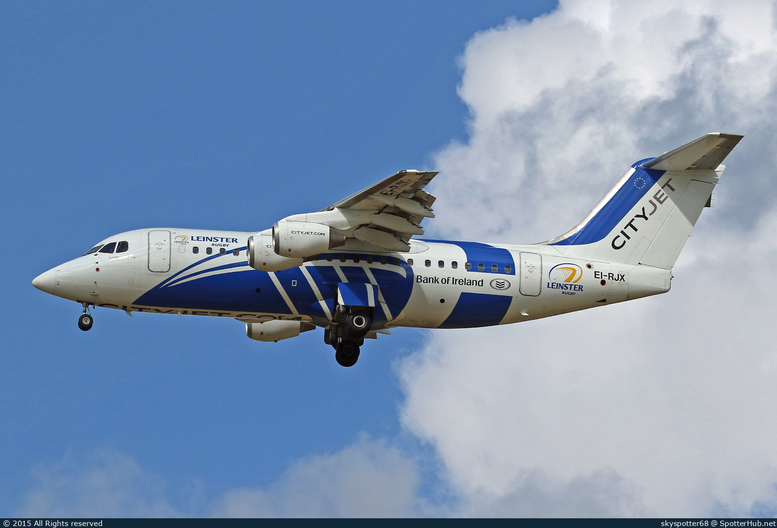 Photo of EI-RJX - British Aerospace Avro RJ85 operated by CityJet