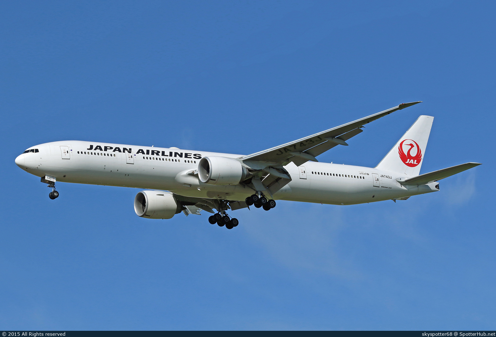 Photo of JA743J - Boeing 777-346(ER) operated by Japan Airlines