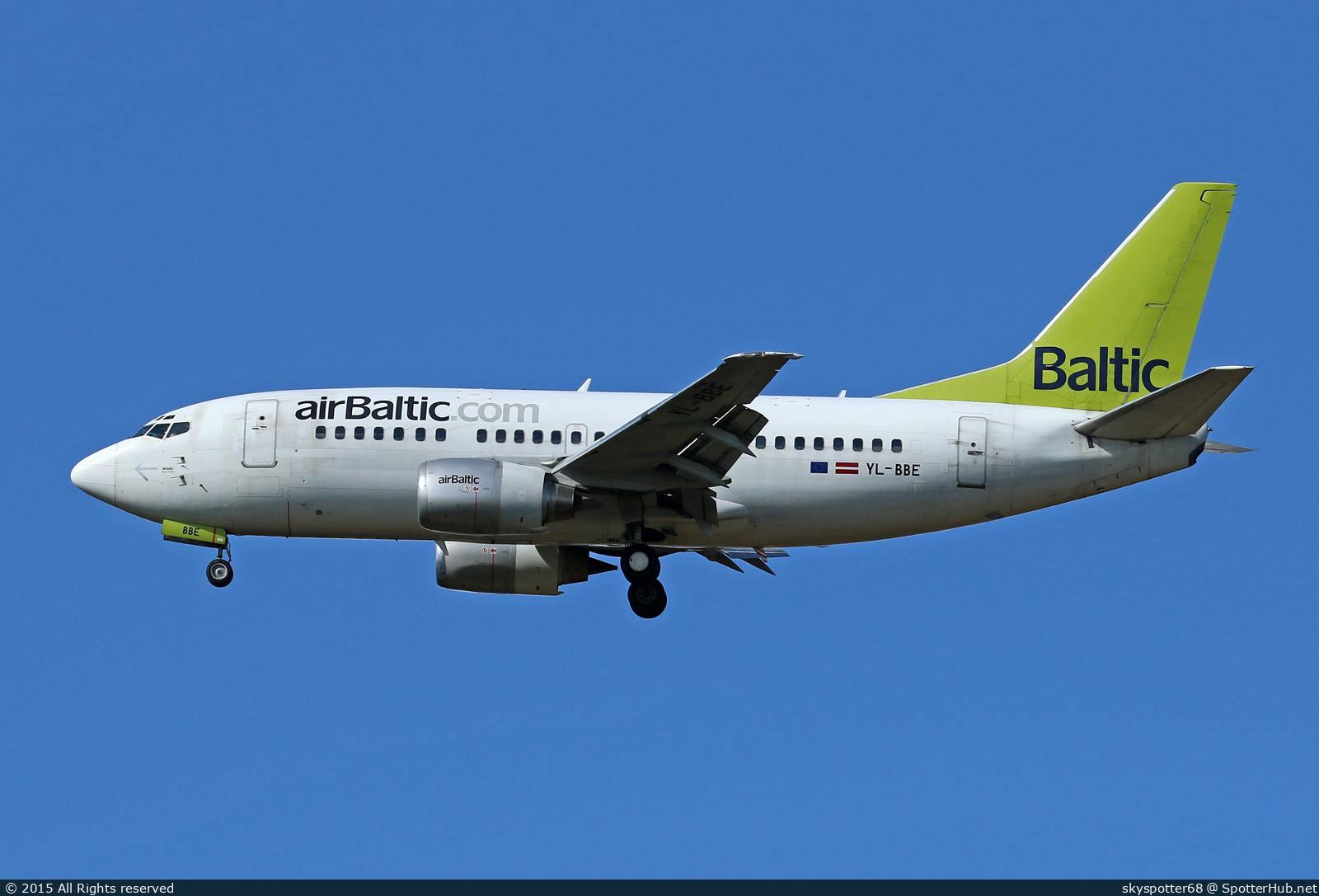 Photo of YL-BBE - Boeing 737-53S operated by airBaltic