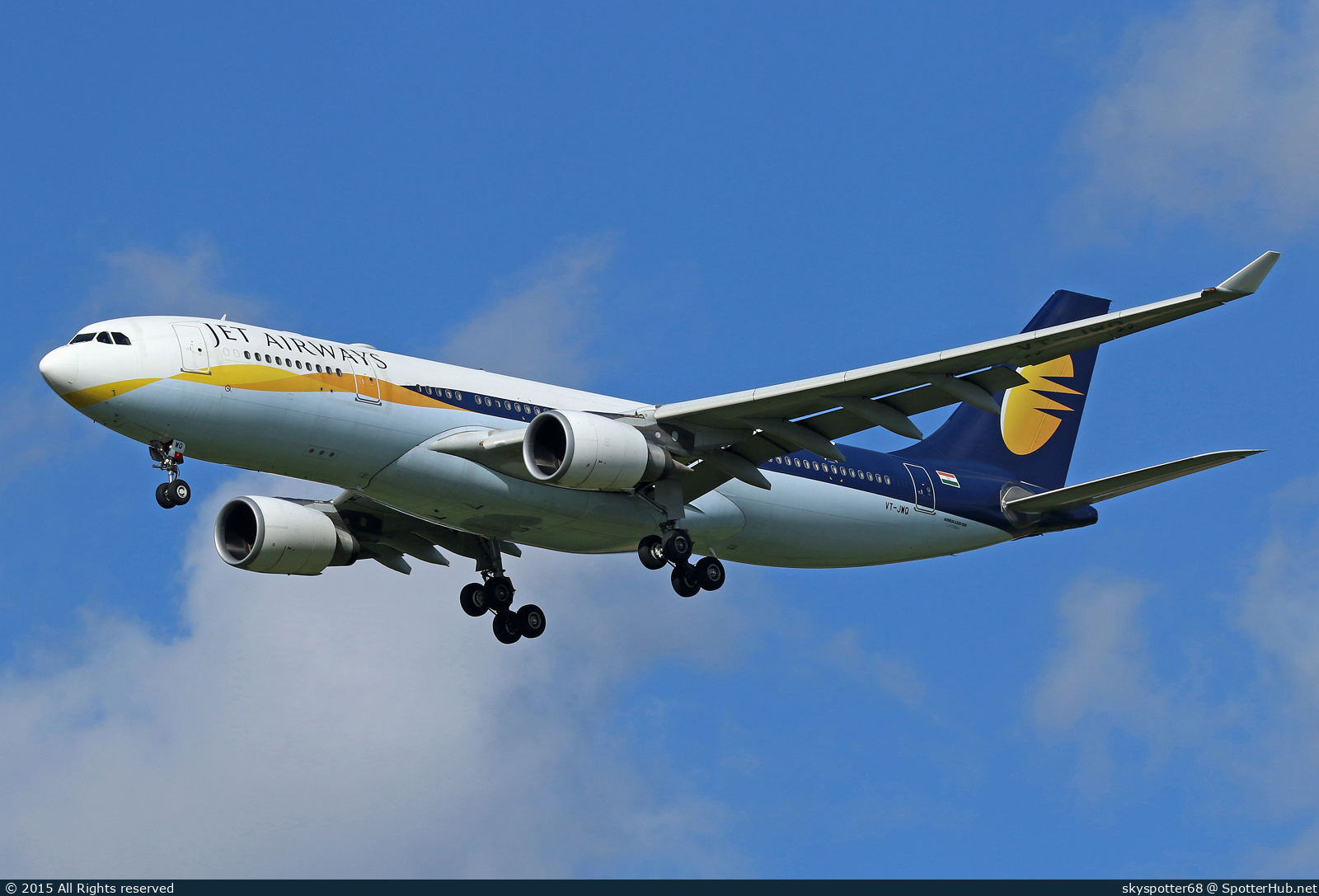 Photo of VT-JWQ - Airbus A330-202 operated by Jet Airways