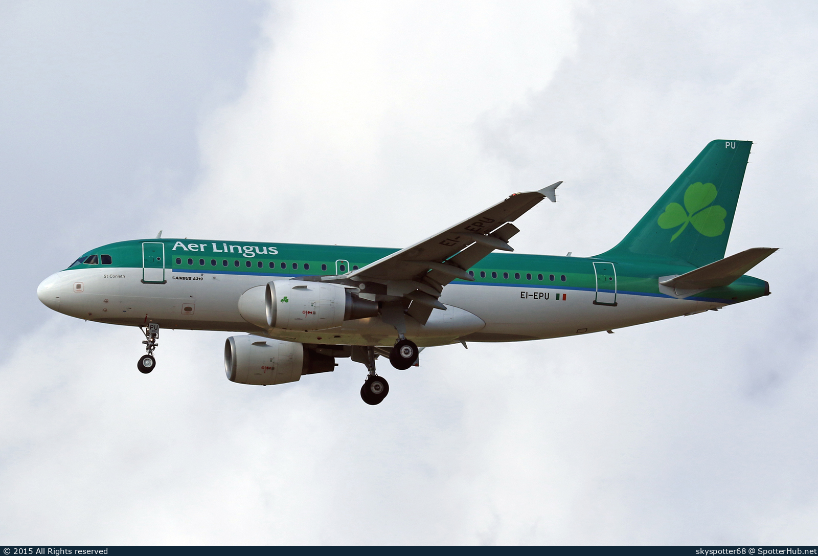 Photo of EI-EPU - Airbus A319-111 operated by Aer Lingus
