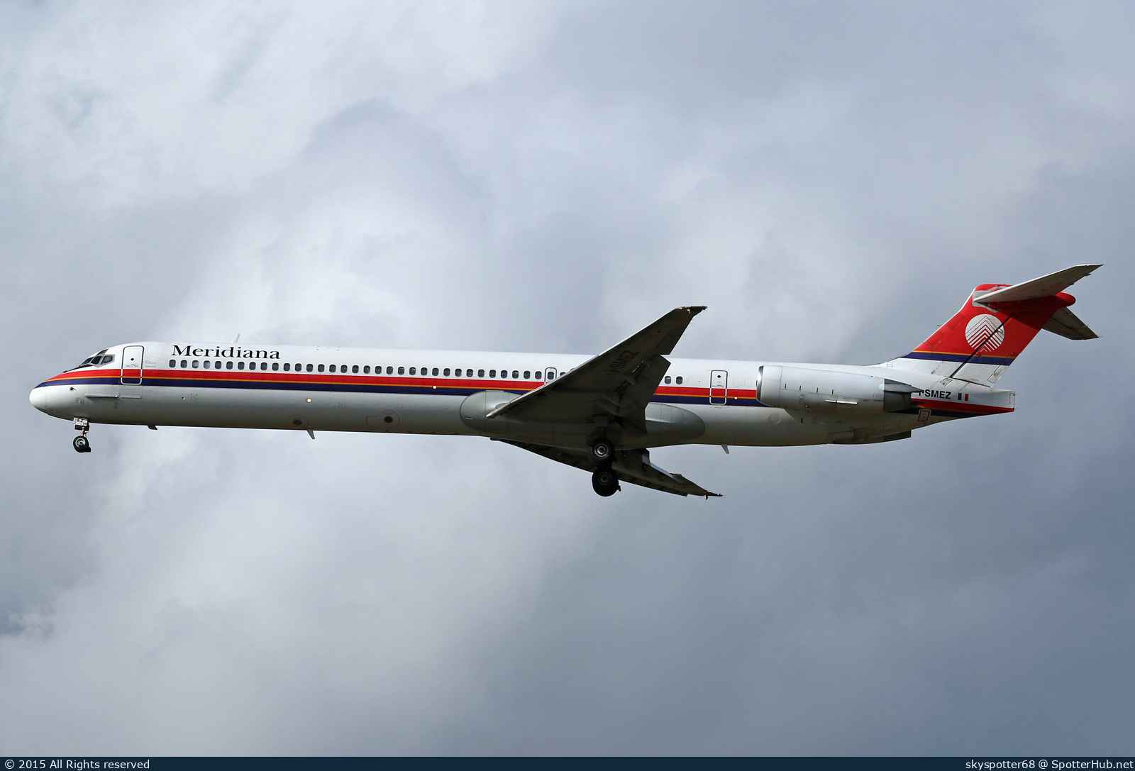 Photo of I-SMEZ - McDonnell Douglas MD-82 operated by Meridiana