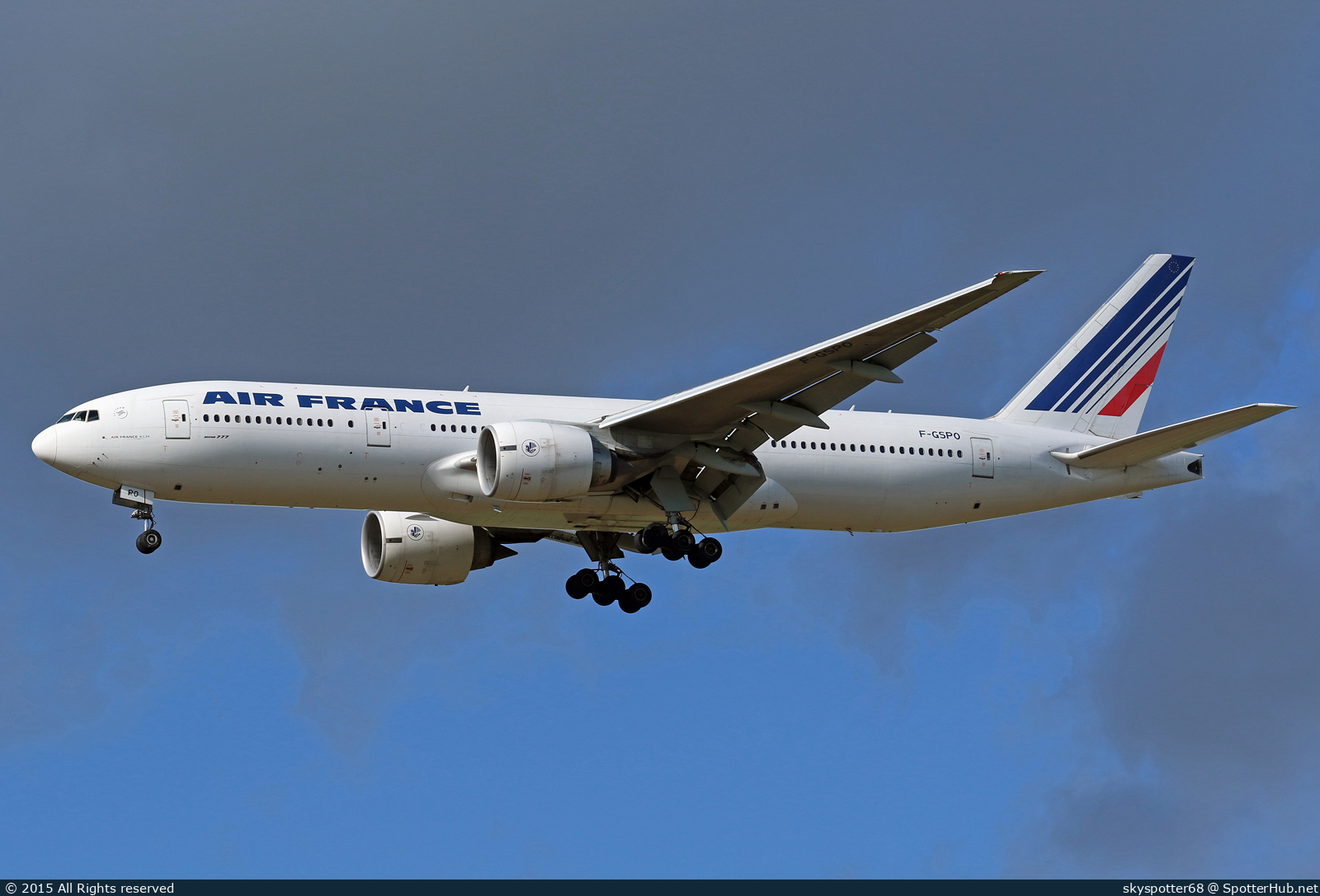 Photo of F-GSPO - Boeing 777-228(ER) operated by Air France