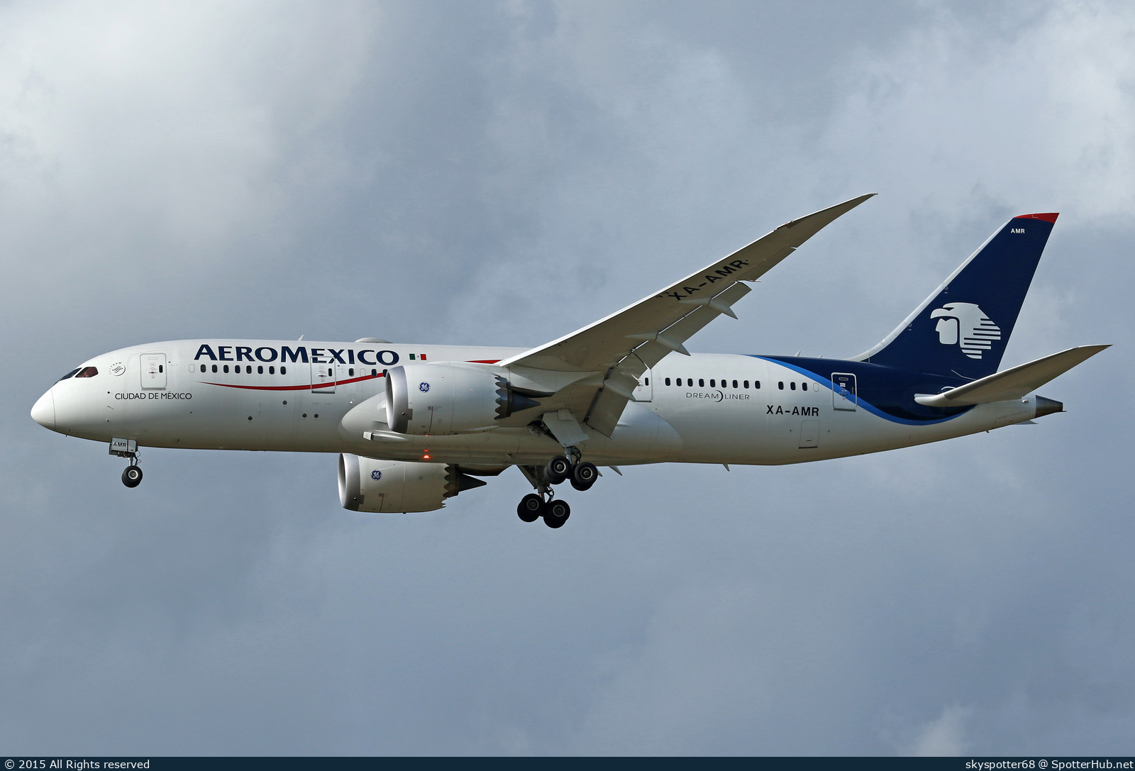 Photo of XA-AMR - Boeing 787-8 Dreamliner operated by Aeroméxico