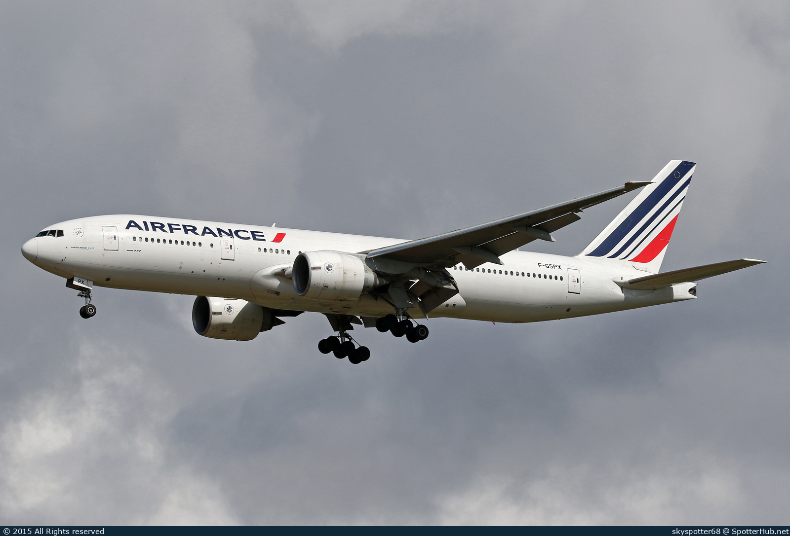Photo of F-GSPX - Boeing 777-228(ER) operated by Air France
