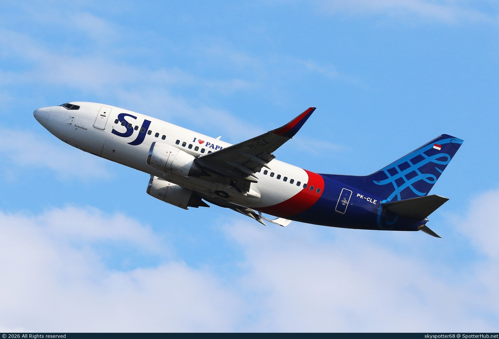 Photo of PK-CLE - Boeing 737-524 operated by Sriwijaya Air
