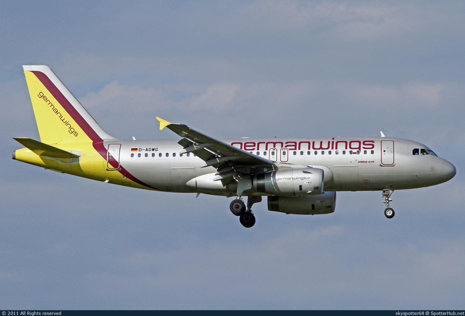 Photo of D-AGWG - Airbus A319-132 operated by Germanwings
