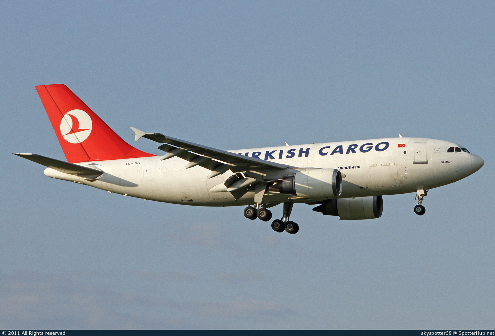 Photo of TC-JCT - Airbus A310-304(F) operated by Turkish Airlines Cargo