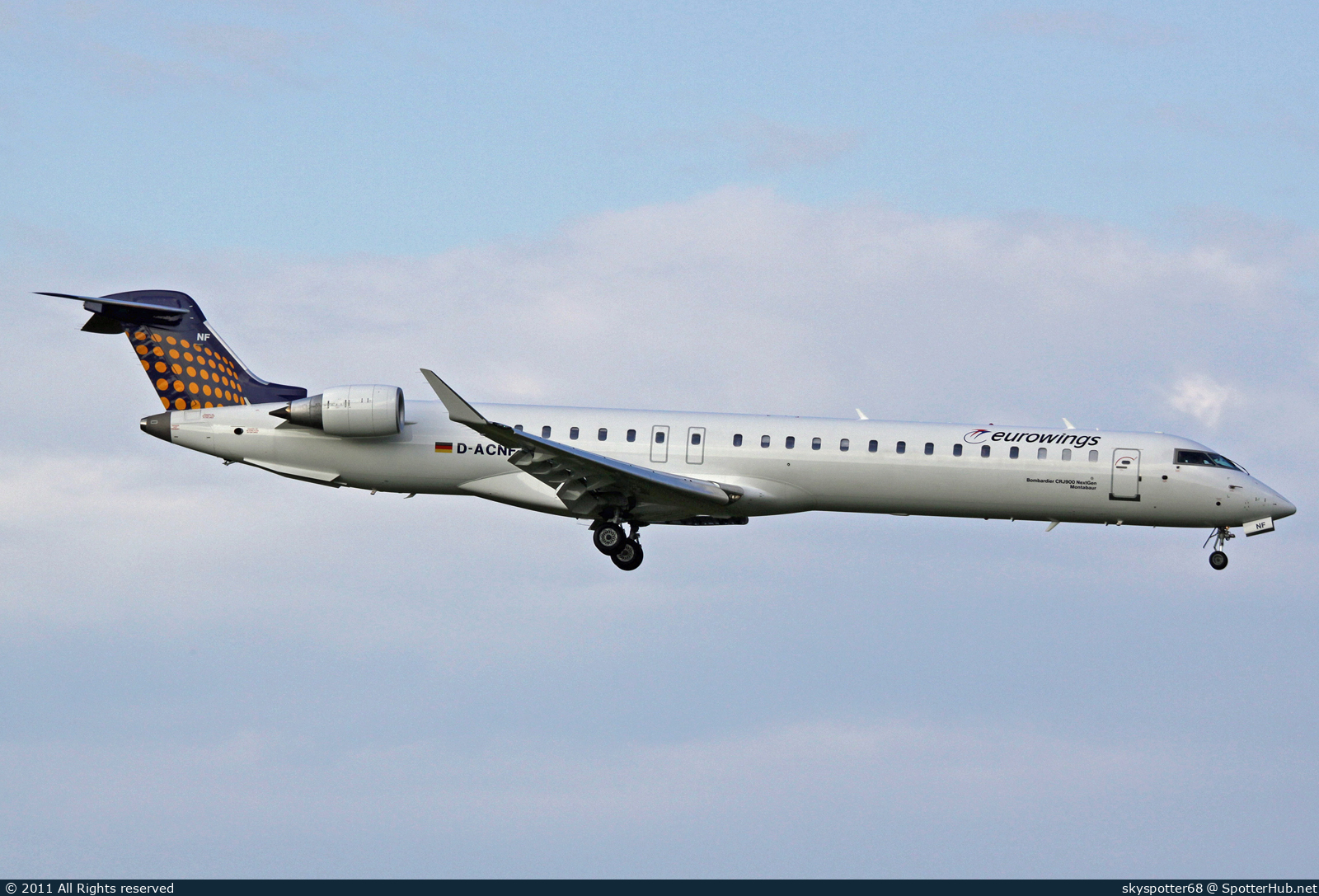 Photo of D-ACNF - Bombardier CRJ-900LR operated by Eurowings