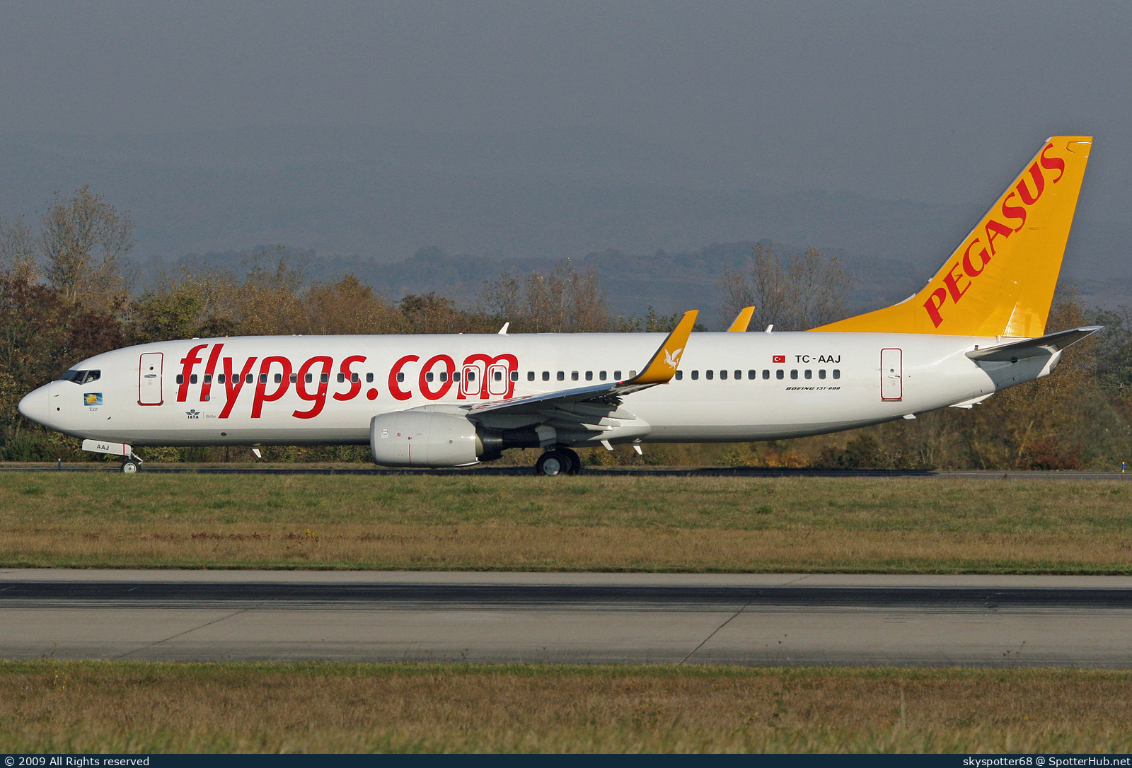 Photo of TC-AAJ - Boeing 737-82R operated by Pegasus Airlines