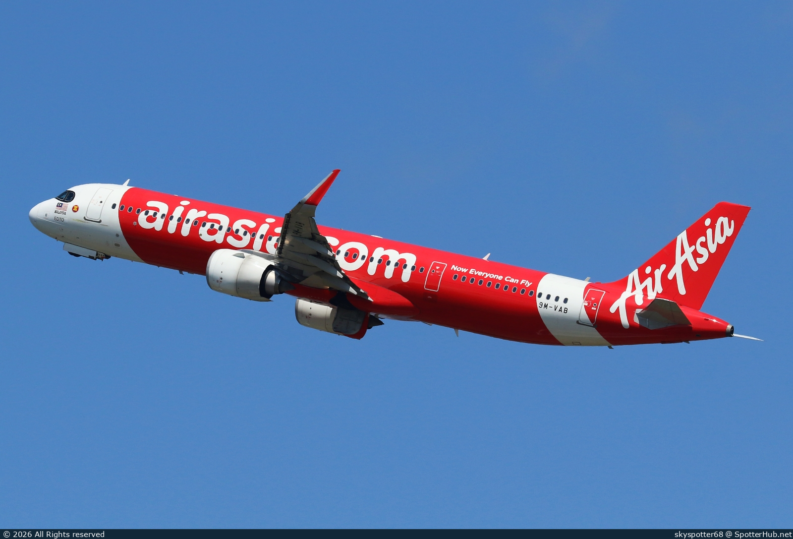Photo of 9M-VAB - Airbus A321-251NX operated by AirAsia