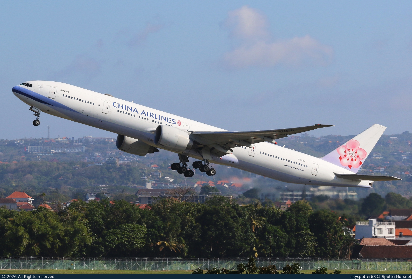 Photo of B-18006 - Boeing 777-309(ER) operated by China Airlines