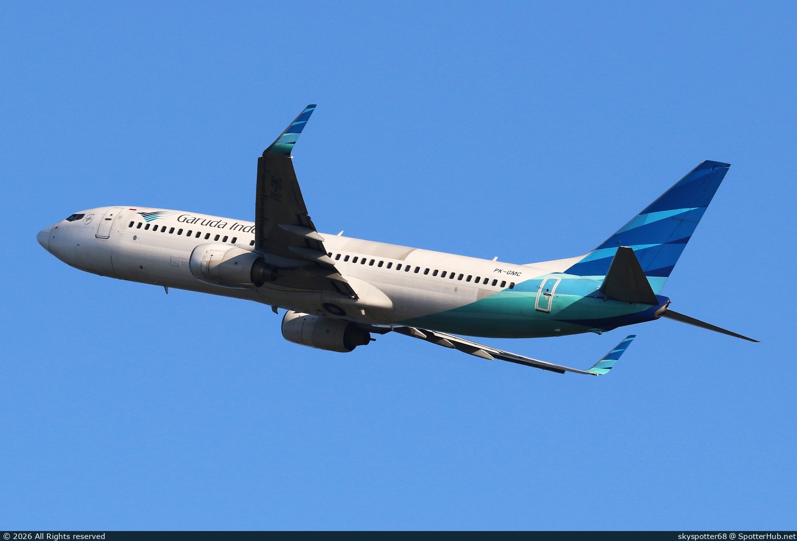 Photo of PK-GMC - Boeing 737-8U3 operated by Garuda Indonesia
