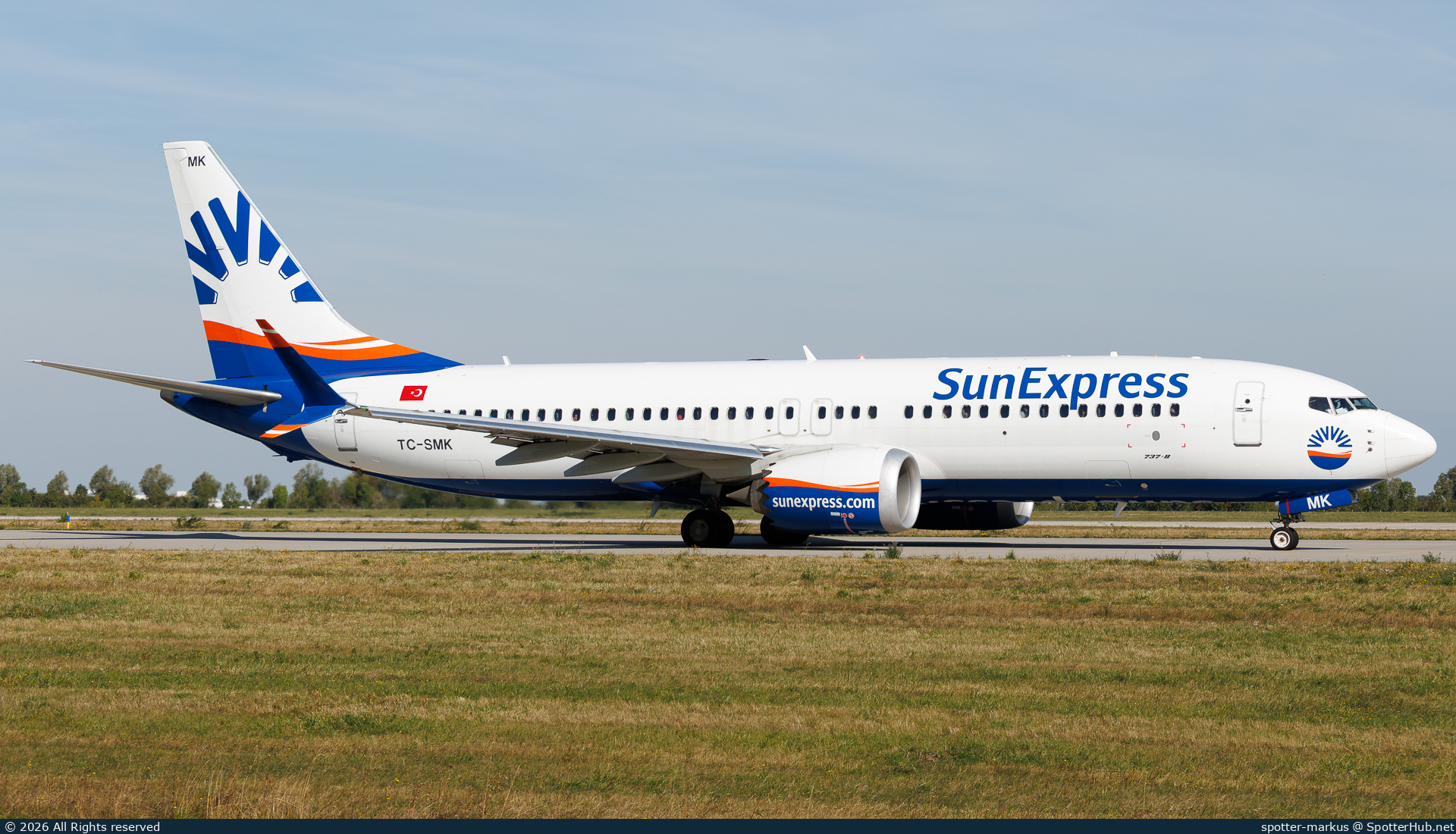 Photo of TC-SMK - Boeing 737 MAX 8 operated by SunExpress