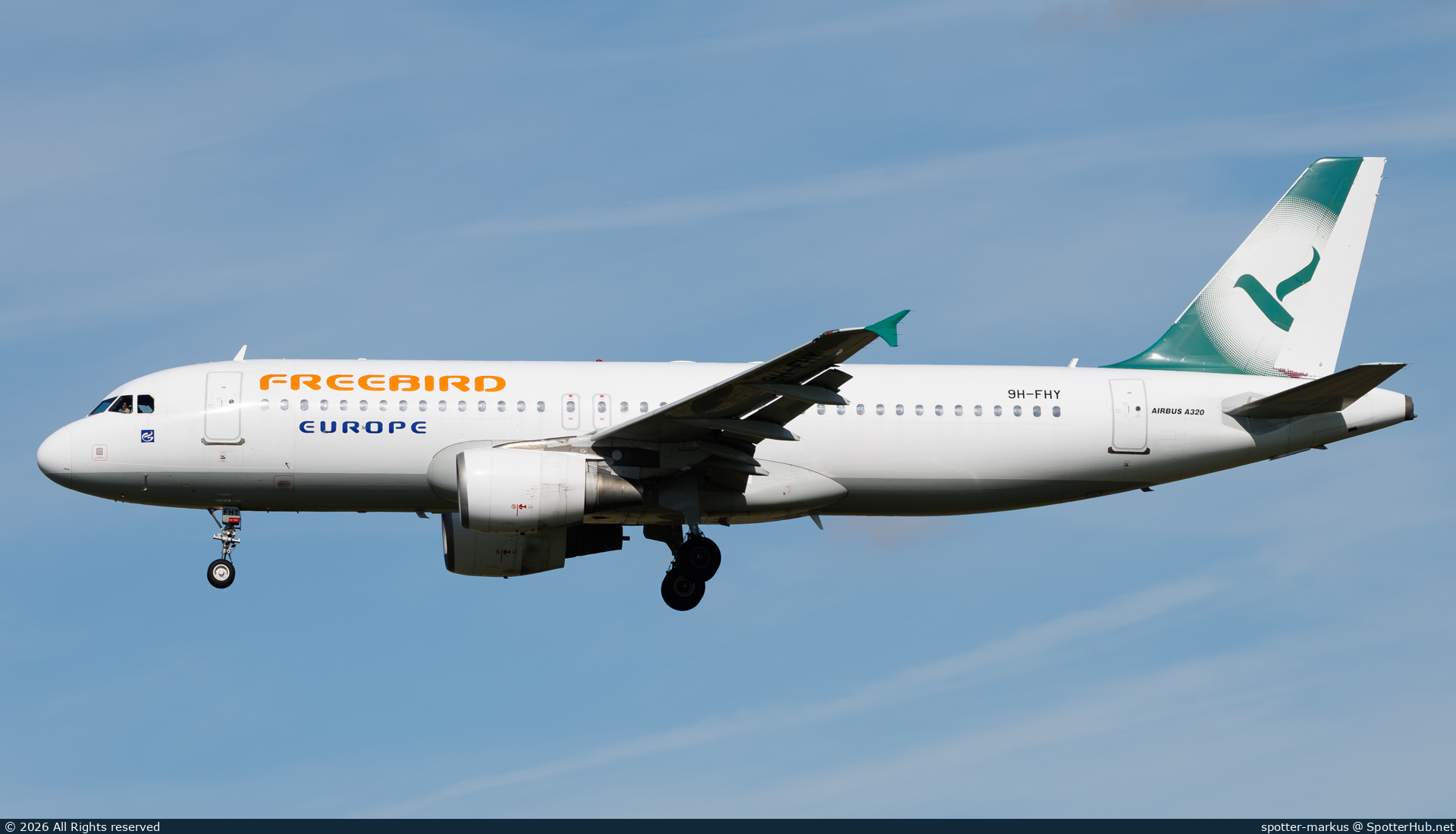 Photo of 9H-FHY - Airbus A320-214 operated by Freebird Airlines Europe