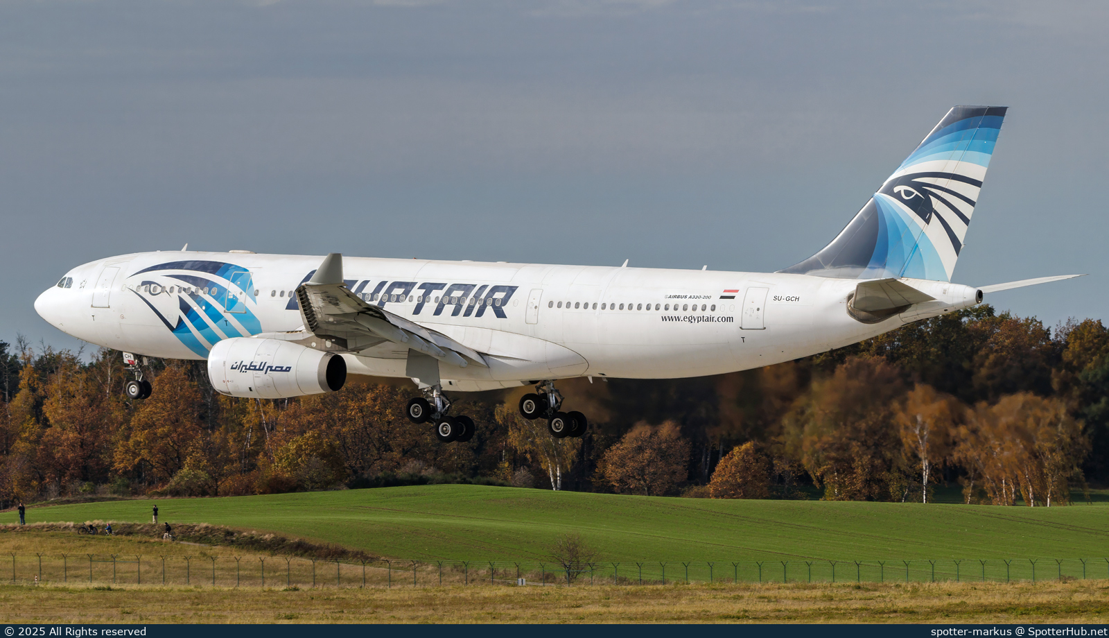 Photo of SU-GCH - Airbus A330-243 operated by Egyptair