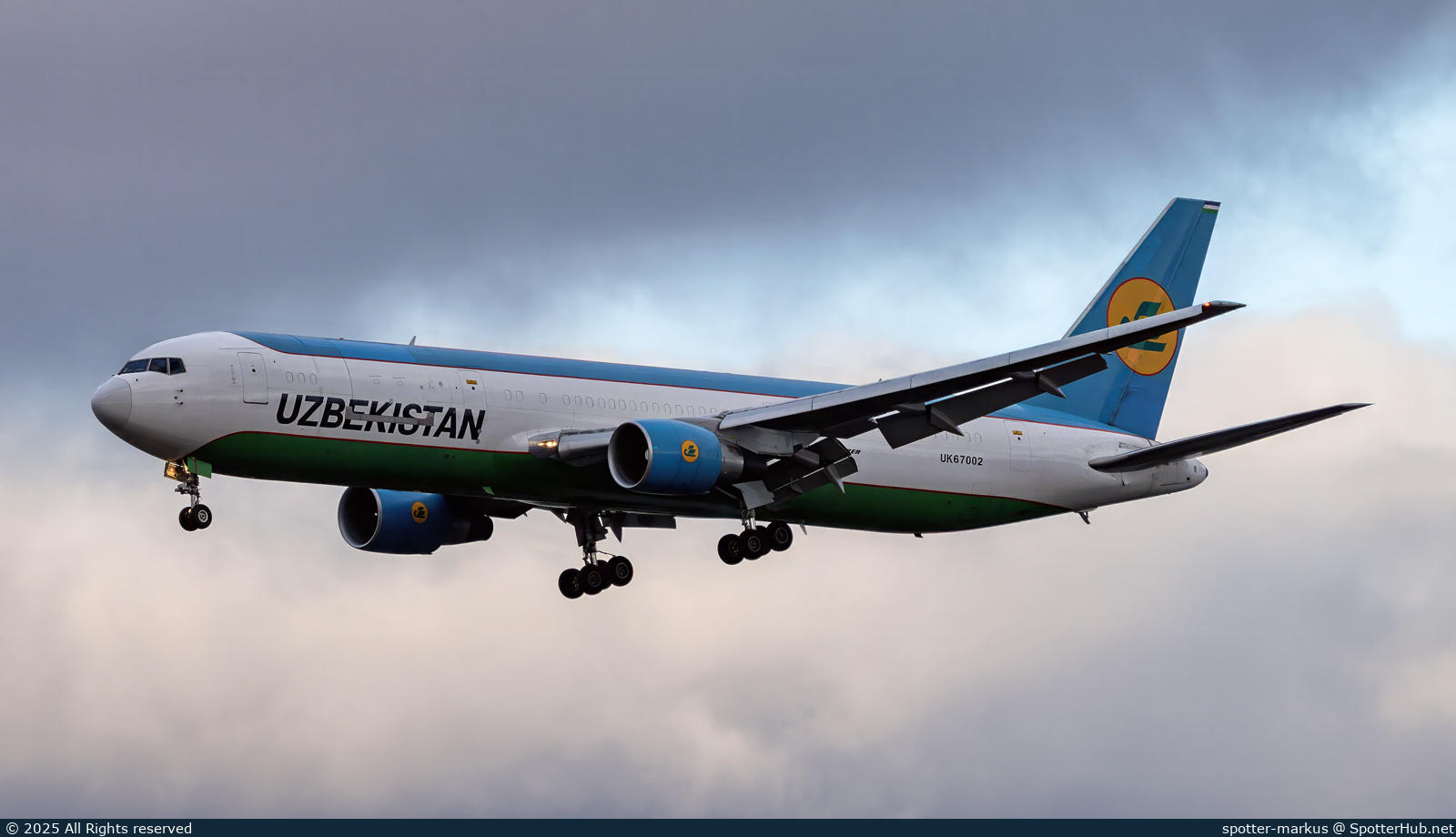 Photo of UK67002 - Boeing 767-33P(ER)(BCF) operated by Uzbekistan Airways Cargo