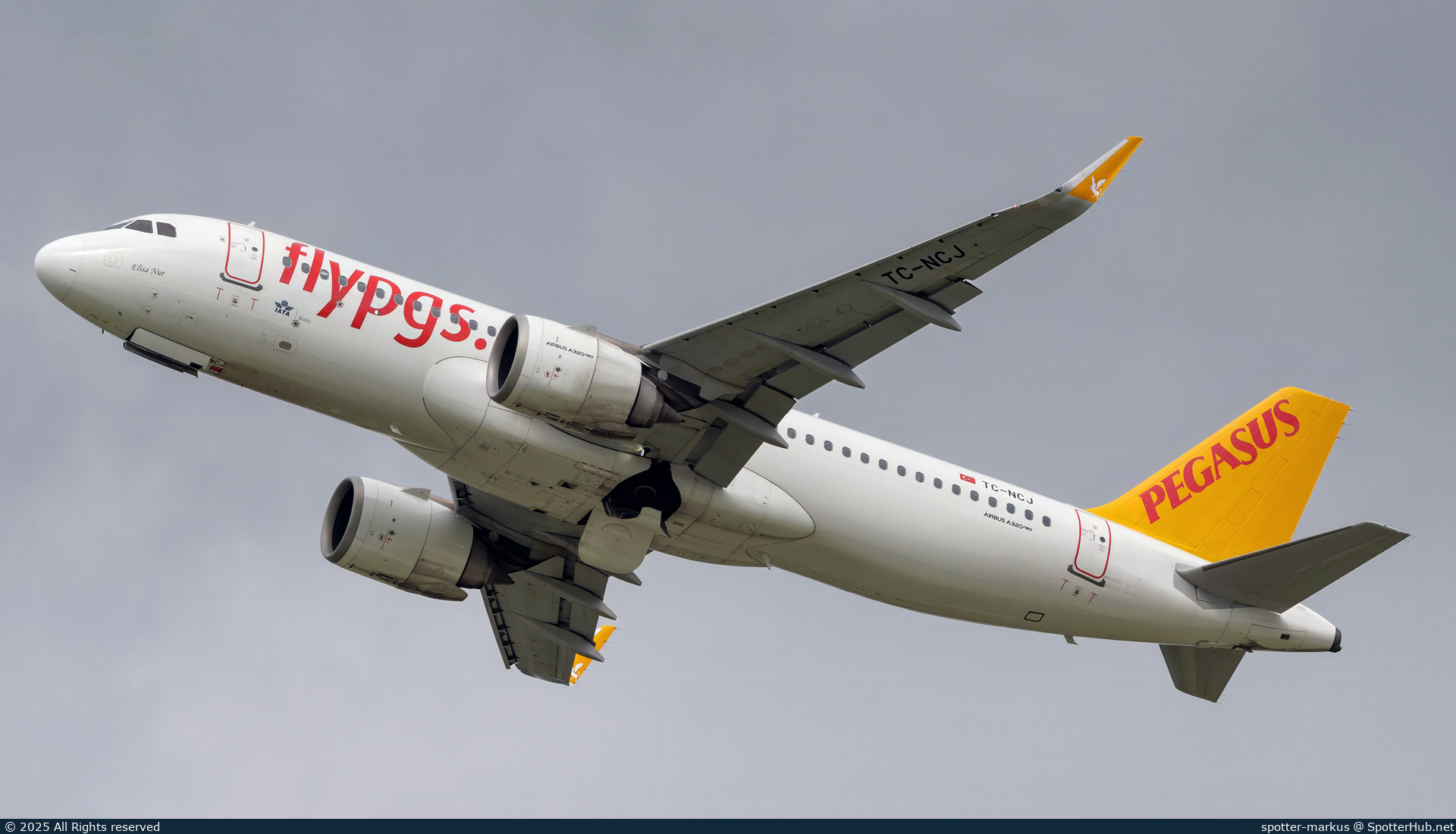 Photo of TC-NCJ - Airbus A320-251N operated by Pegasus Airlines