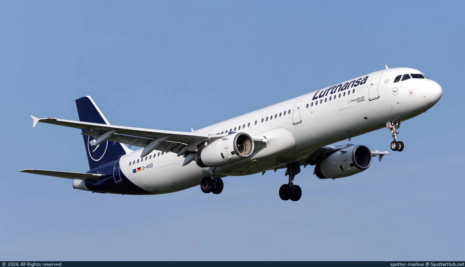 Photo of D-AISD - Airbus A321-231 operated by Lufthansa