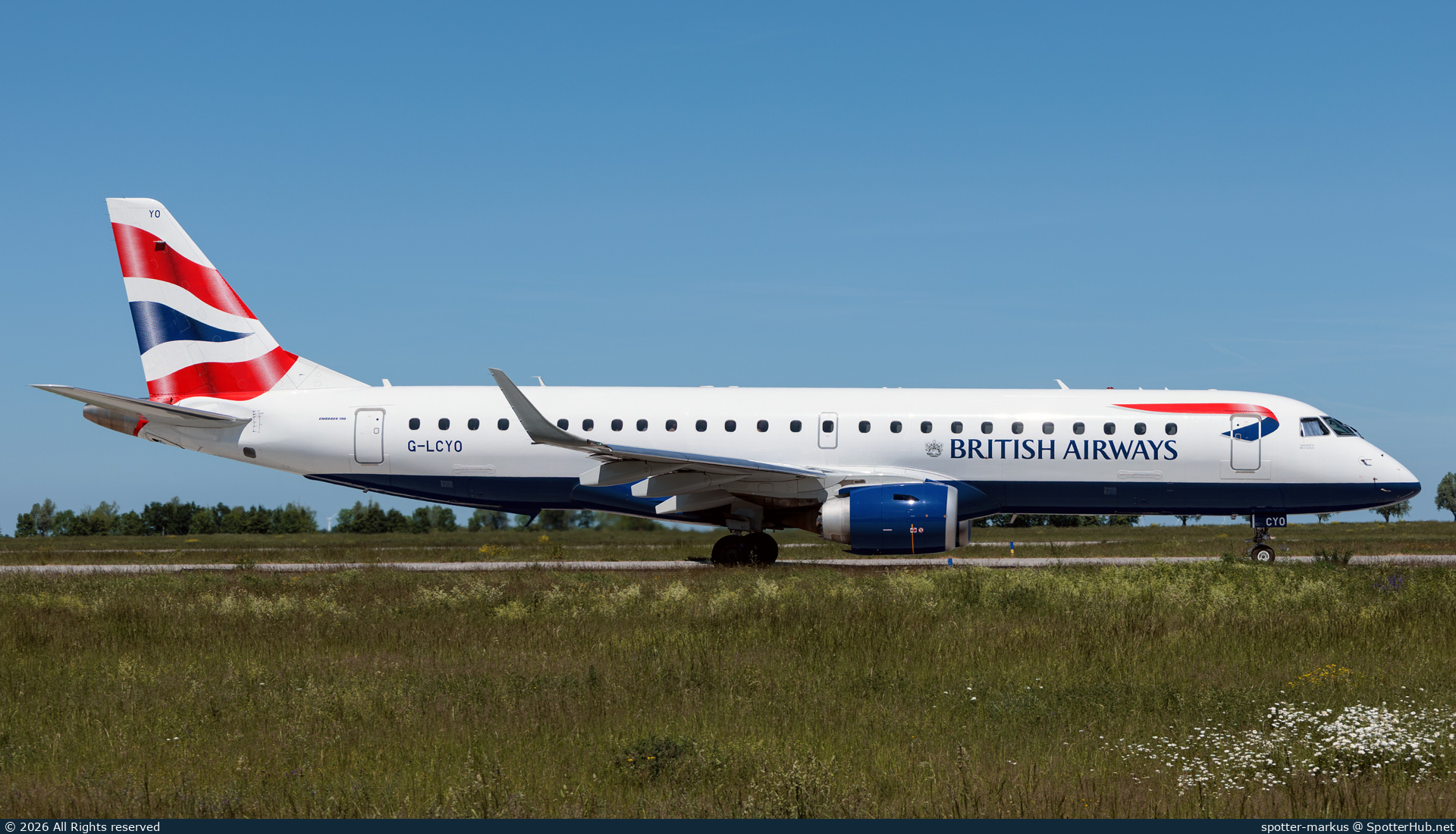 Photo of G-LCYO - Embraer ERJ-190LR operated by BA CityFlyer