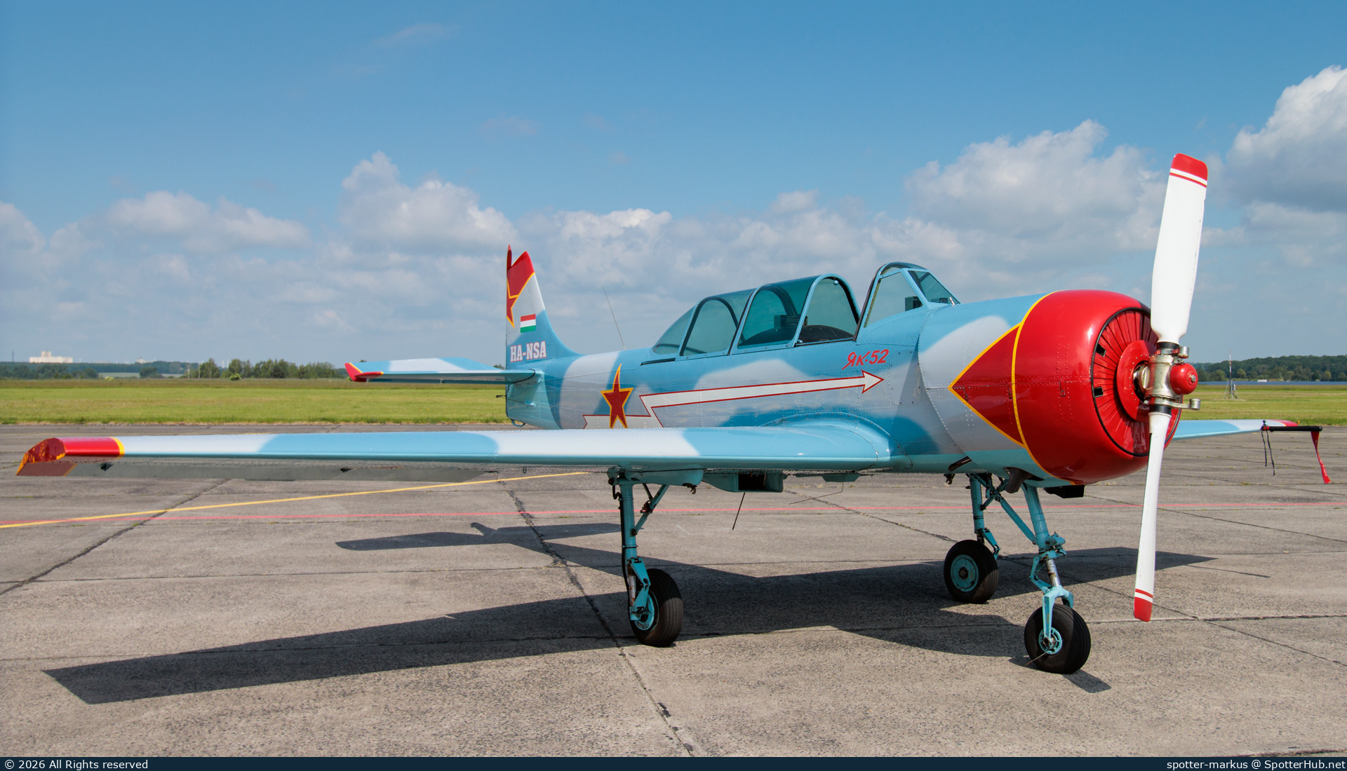 Photo of HA-NSA - Yakovlev Yak-52 operated by AeroClub Altenburg