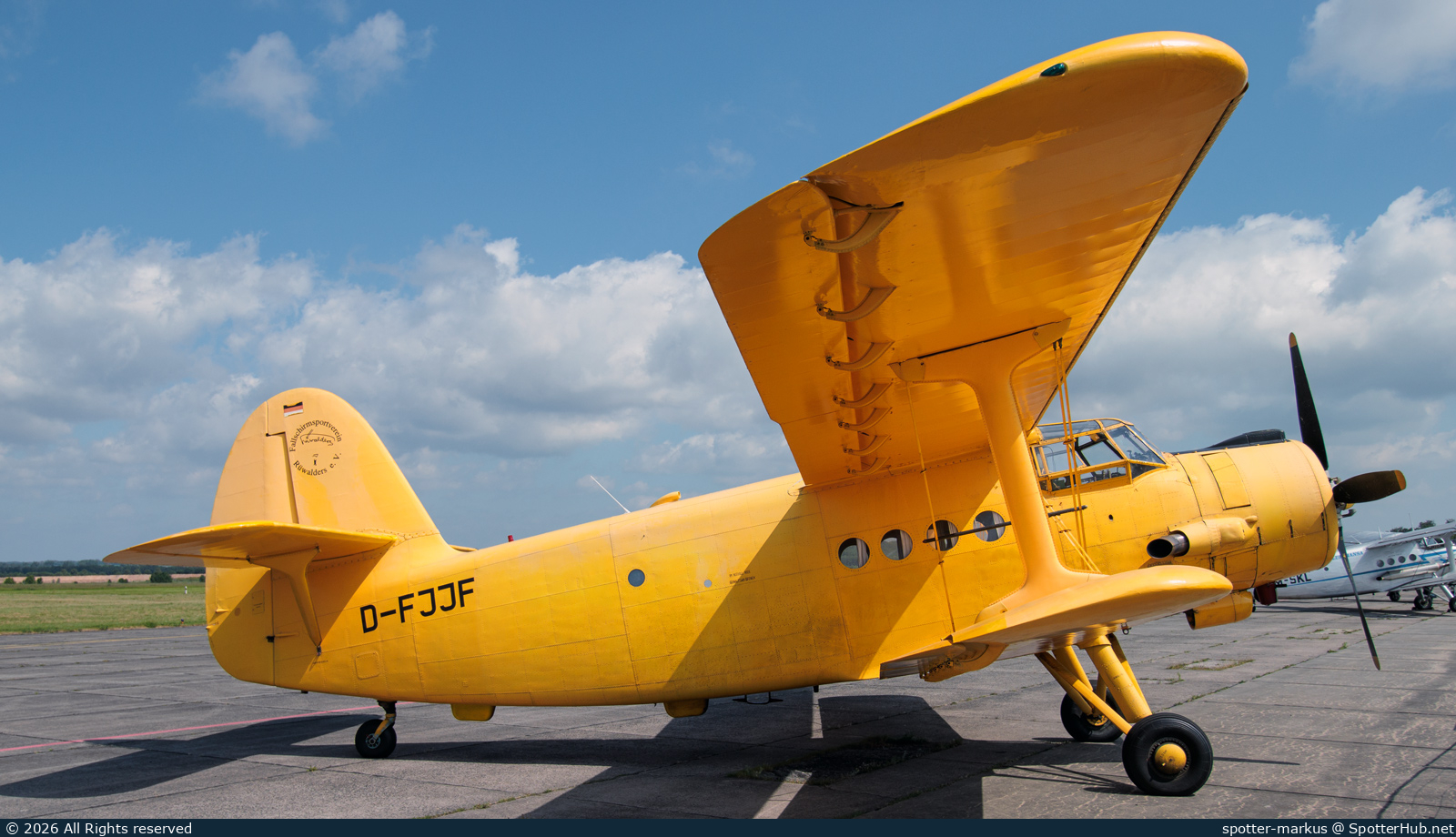 Photo of D-FJJF - PZL-Mielec An-2TD operated by Fallschirmsportverein Rüwalders