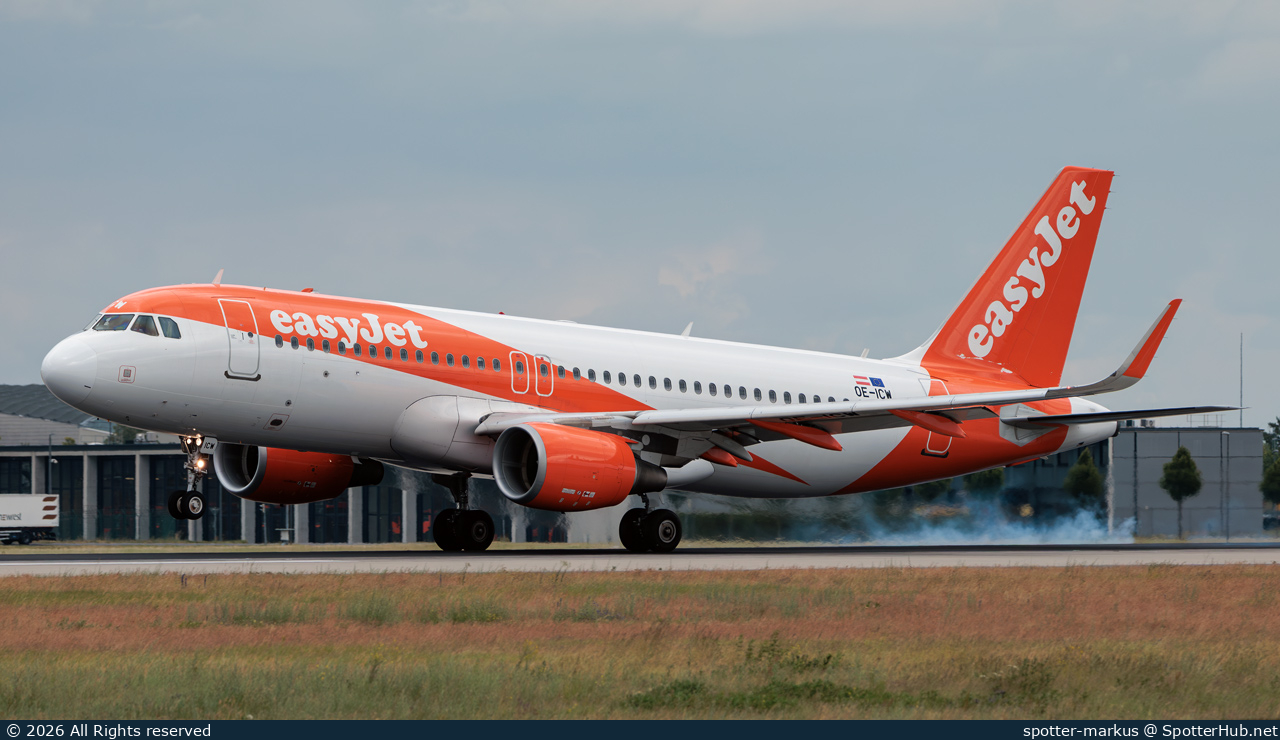 Photo of OE-ICW - Airbus A320-214 operated by easyJet Europe