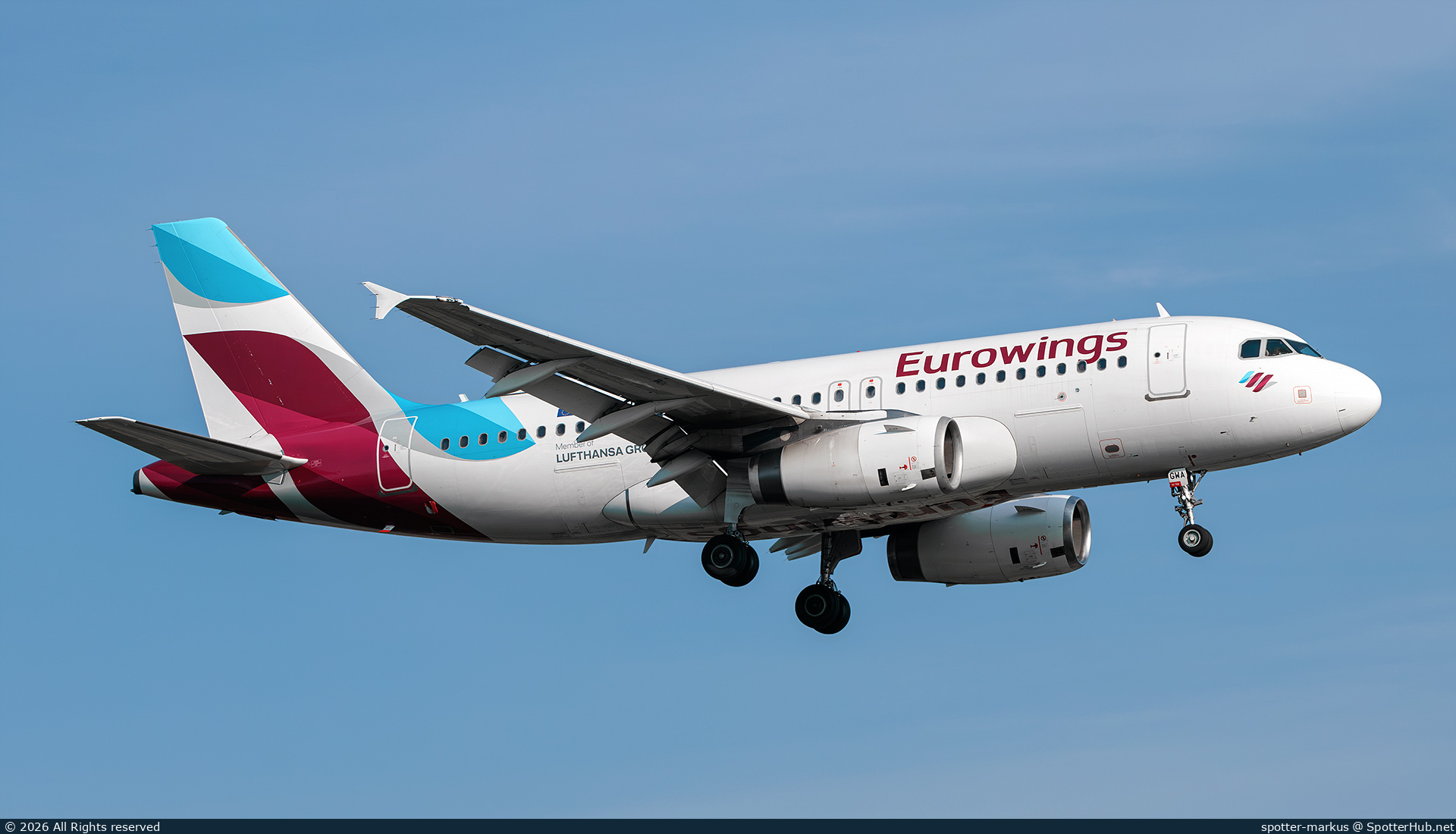 Photo of D-AGWA - Airbus A319-132 operated by Eurowings