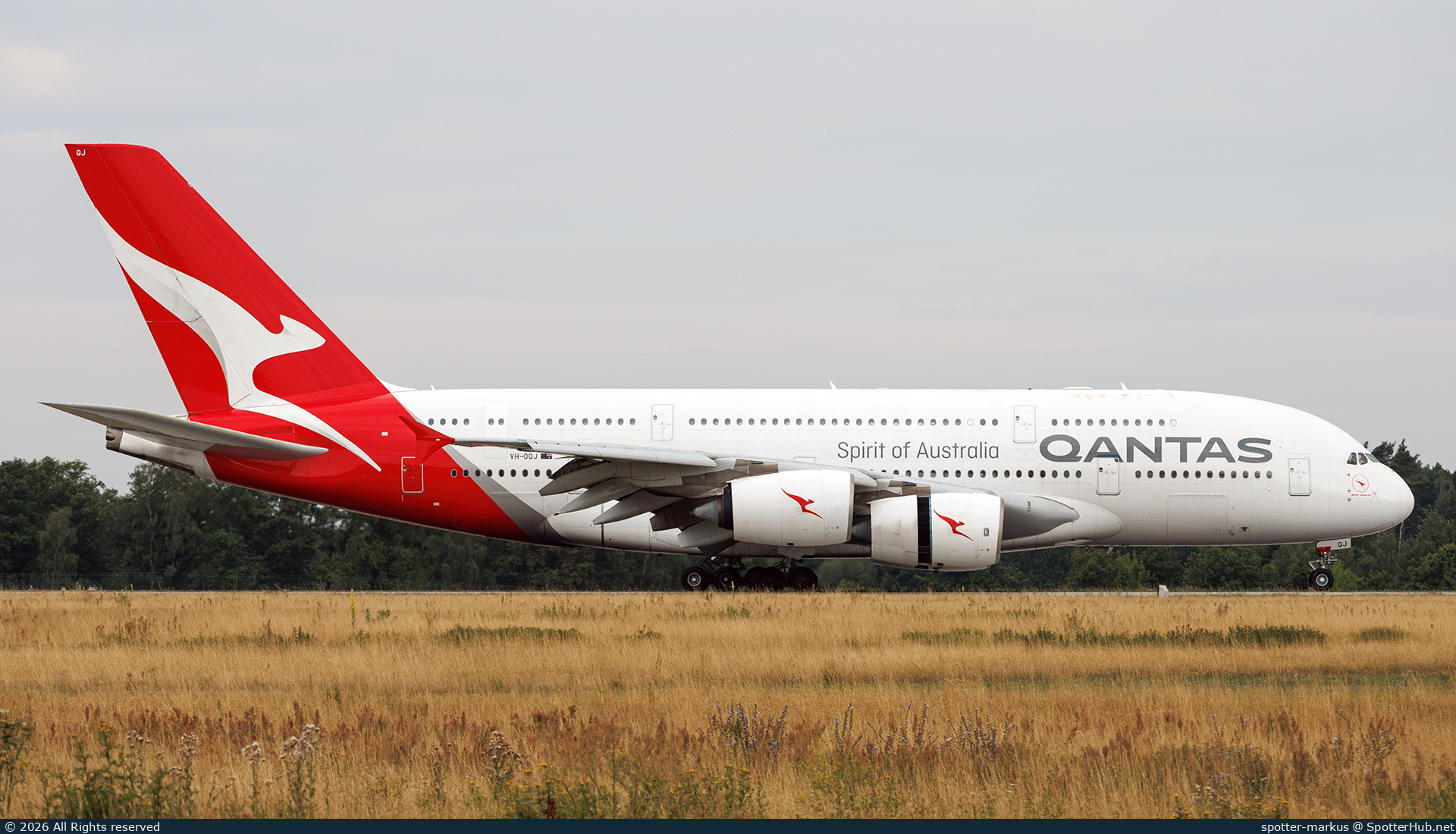 Photo of VH-OQJ - Airbus A380-842 operated by Qantas