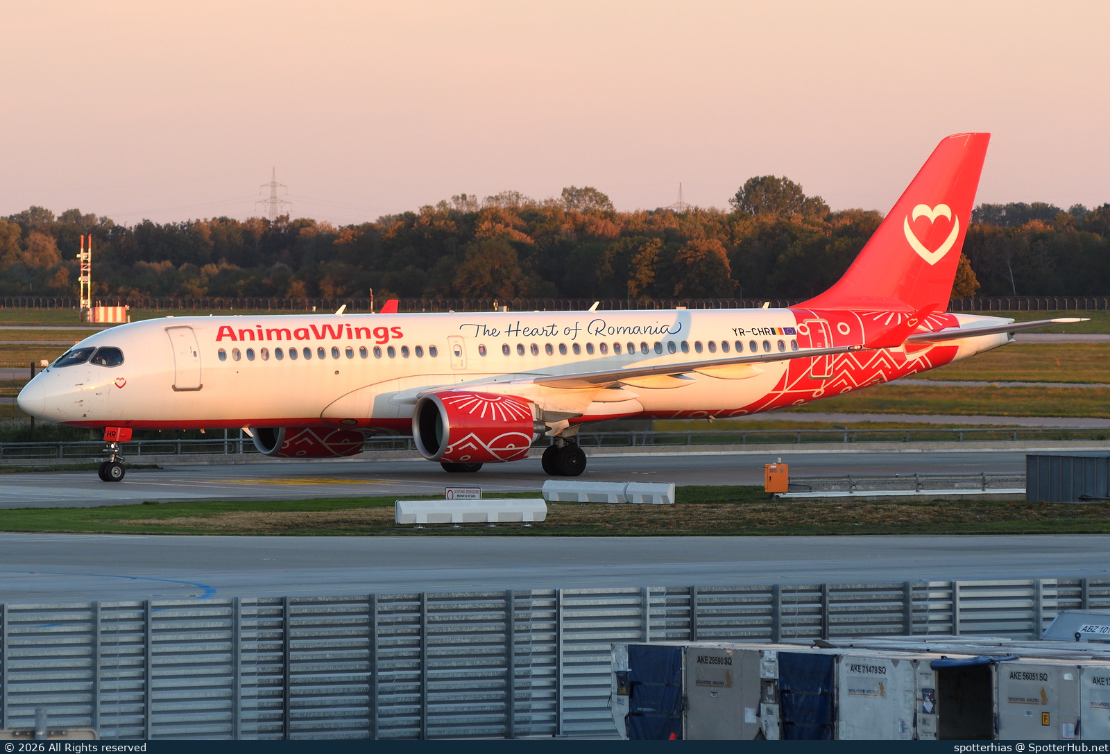 Photo of YR-CHR - Airbus A220-300 operated by Animawings