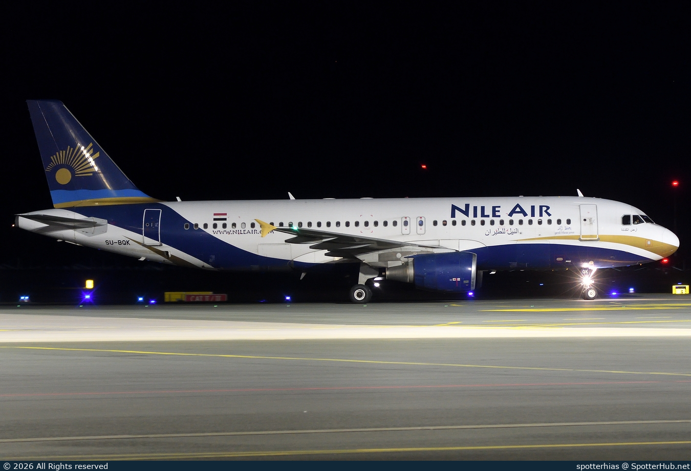 Photo of SU-BQK - Airbus A320-214 operated by Nile Air