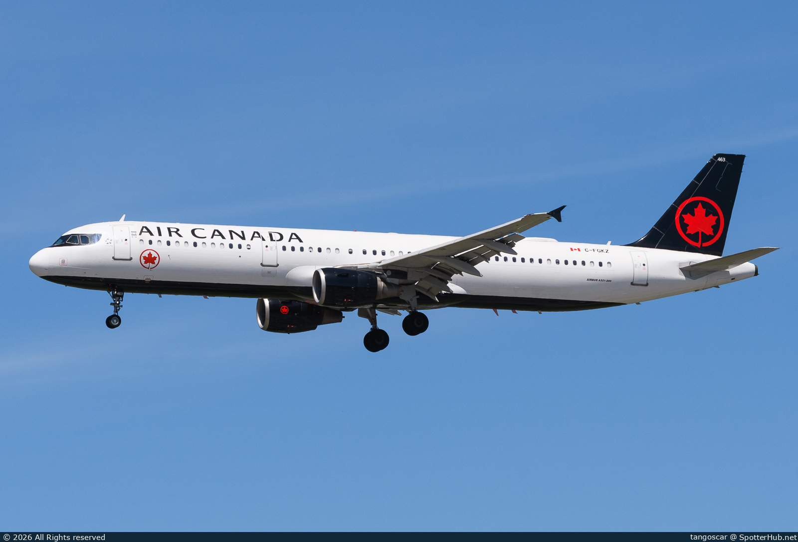 Photo of C-FGKZ - Airbus A321-211 operated by Air Canada