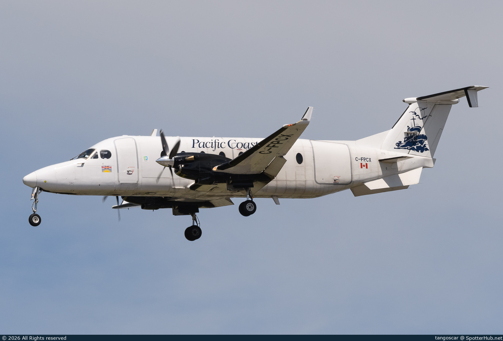 Photo of C-FPCX - Beechcraft 1900C operated by Pacific Coastal Airlines