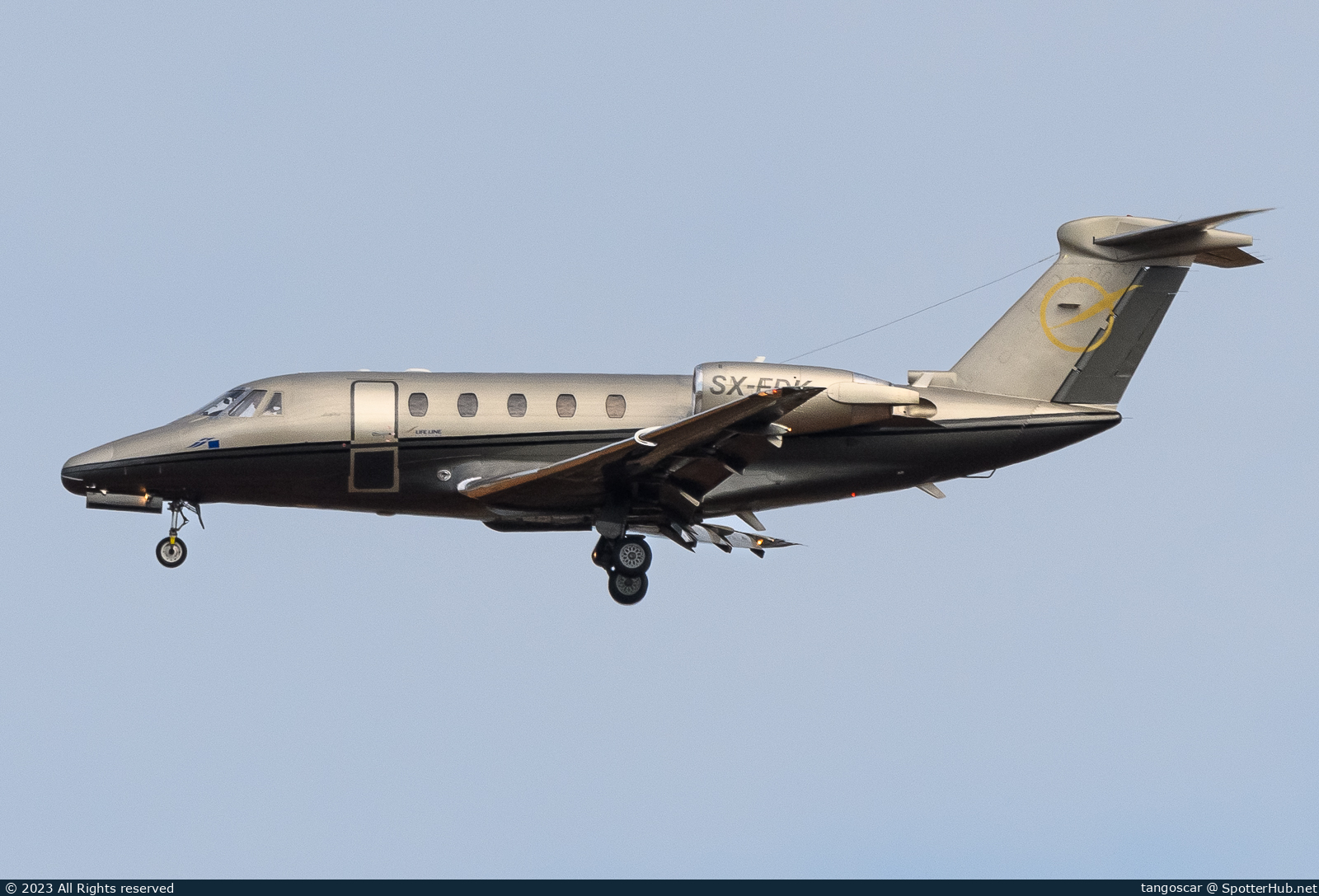 Photo of SX-FDK - Cessna 650 Citation III operated by Life Line Aviation